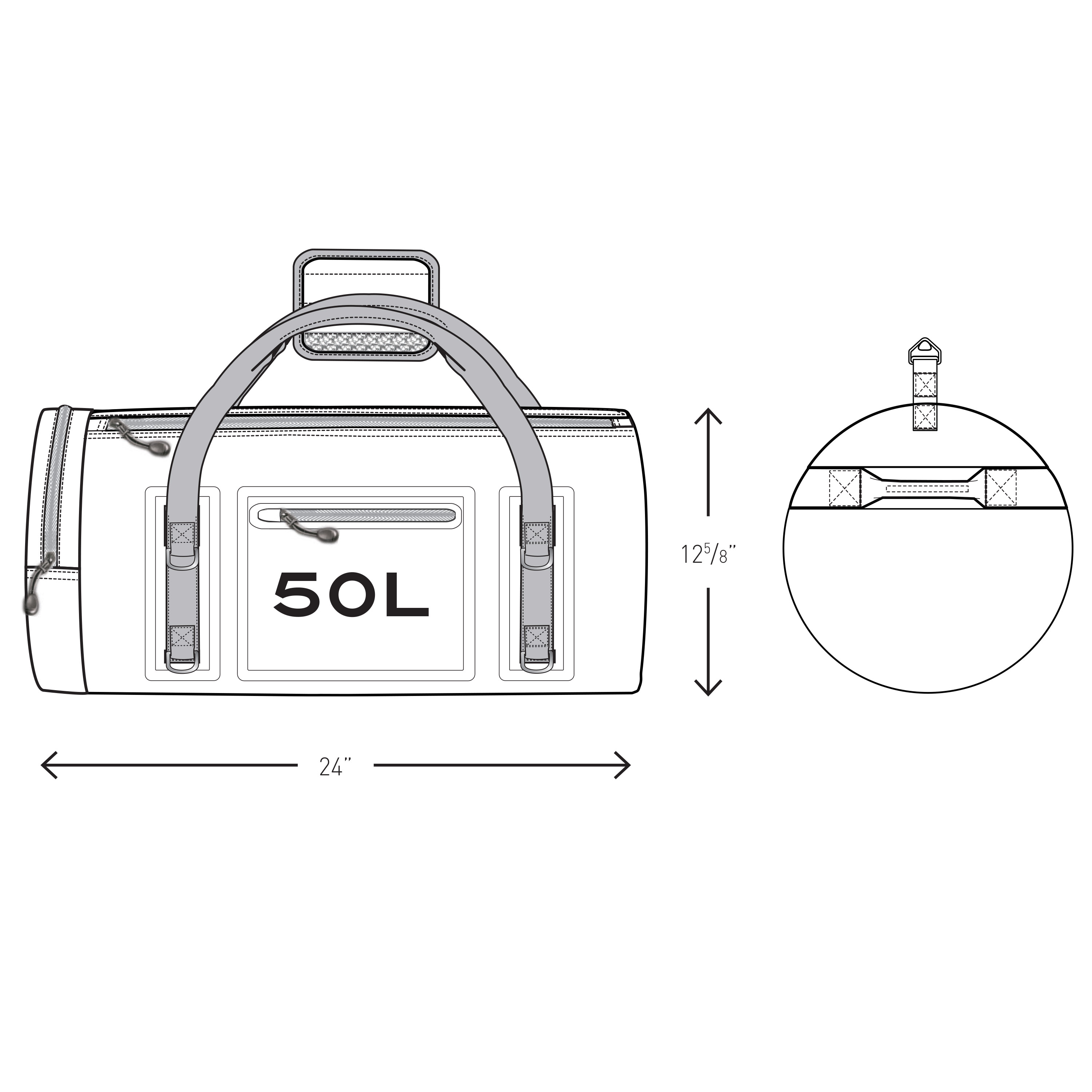 Call Of The Wild Water Resistant 42l Duffle 13