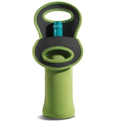 iBank ® 1-Bottle Neoprene Wine Carrier Tote Bag, Bottle Holder 1