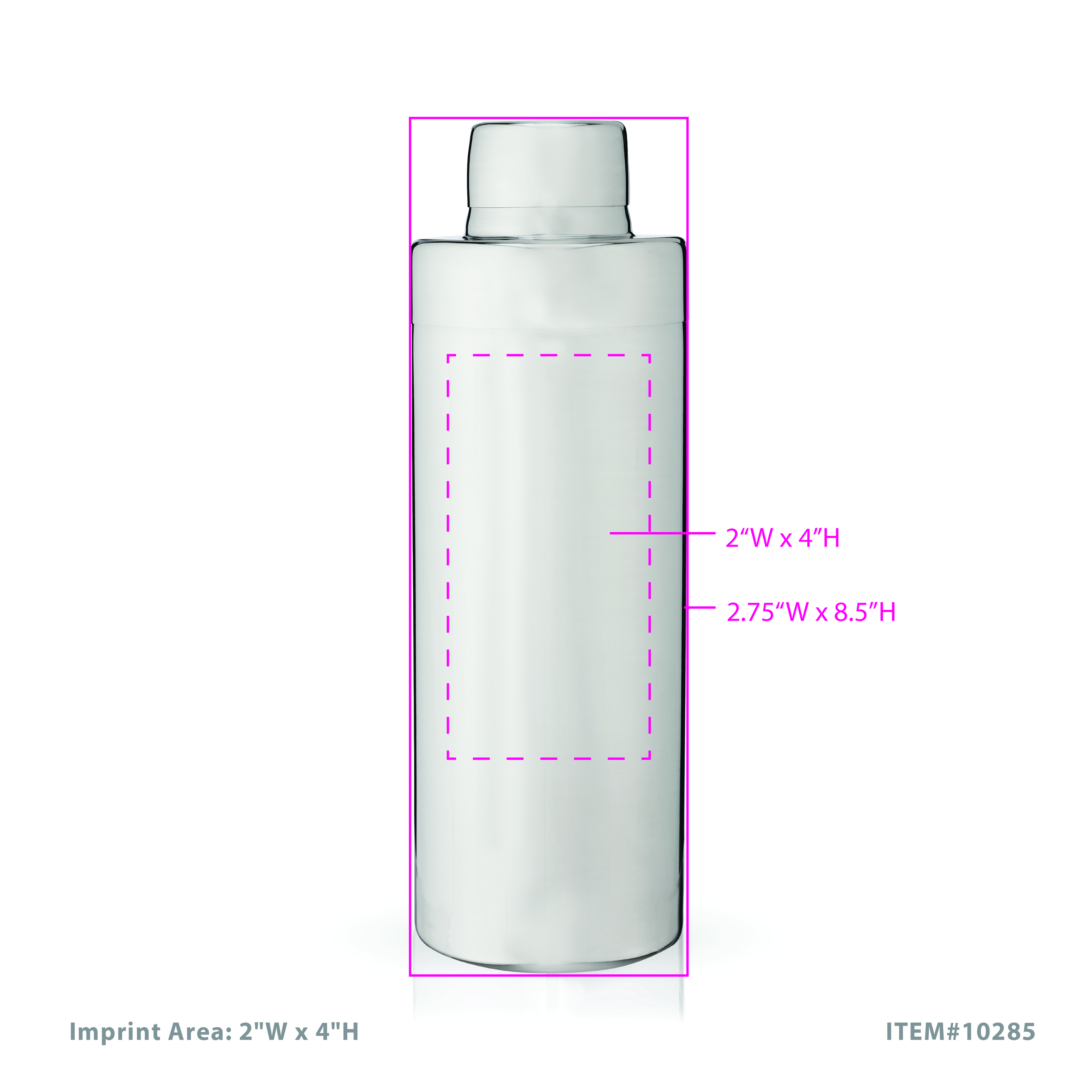 Viski® Element Stainless Cocktail Shaker 7
