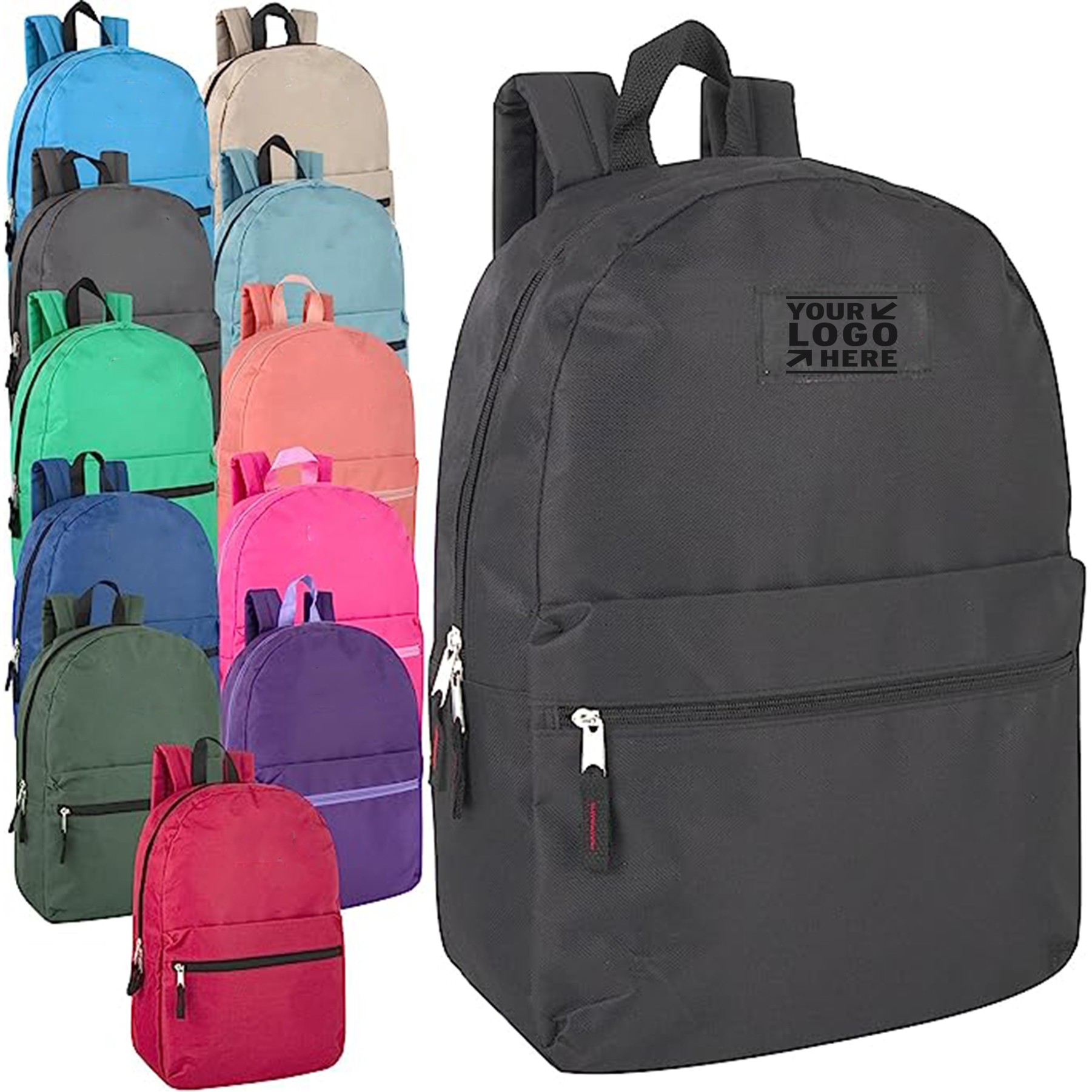 24 Pack Boys Girls Classic In Bulk Wholesale Back Packs 2