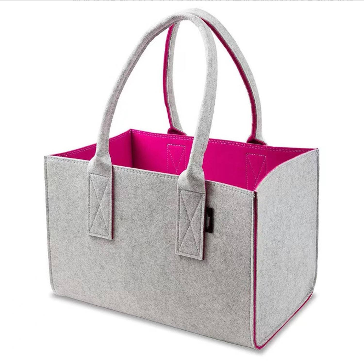 Foldable Felt Shopping Tote Bag, custom tote bag with logo imprint 15