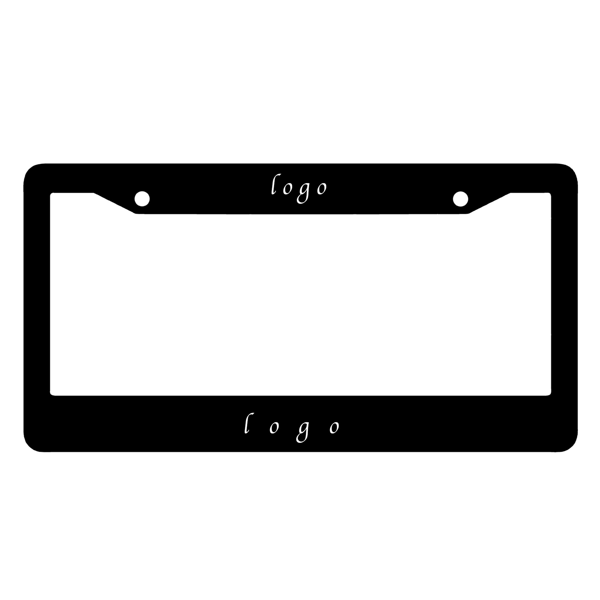 MOQ100 Aluminum Alloy License Plate Frame 2