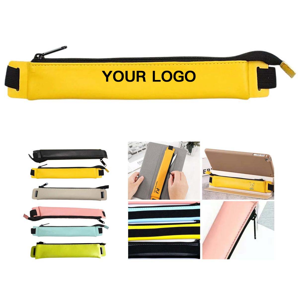PU Leather Pen Pouch with Adjustable Strap 5