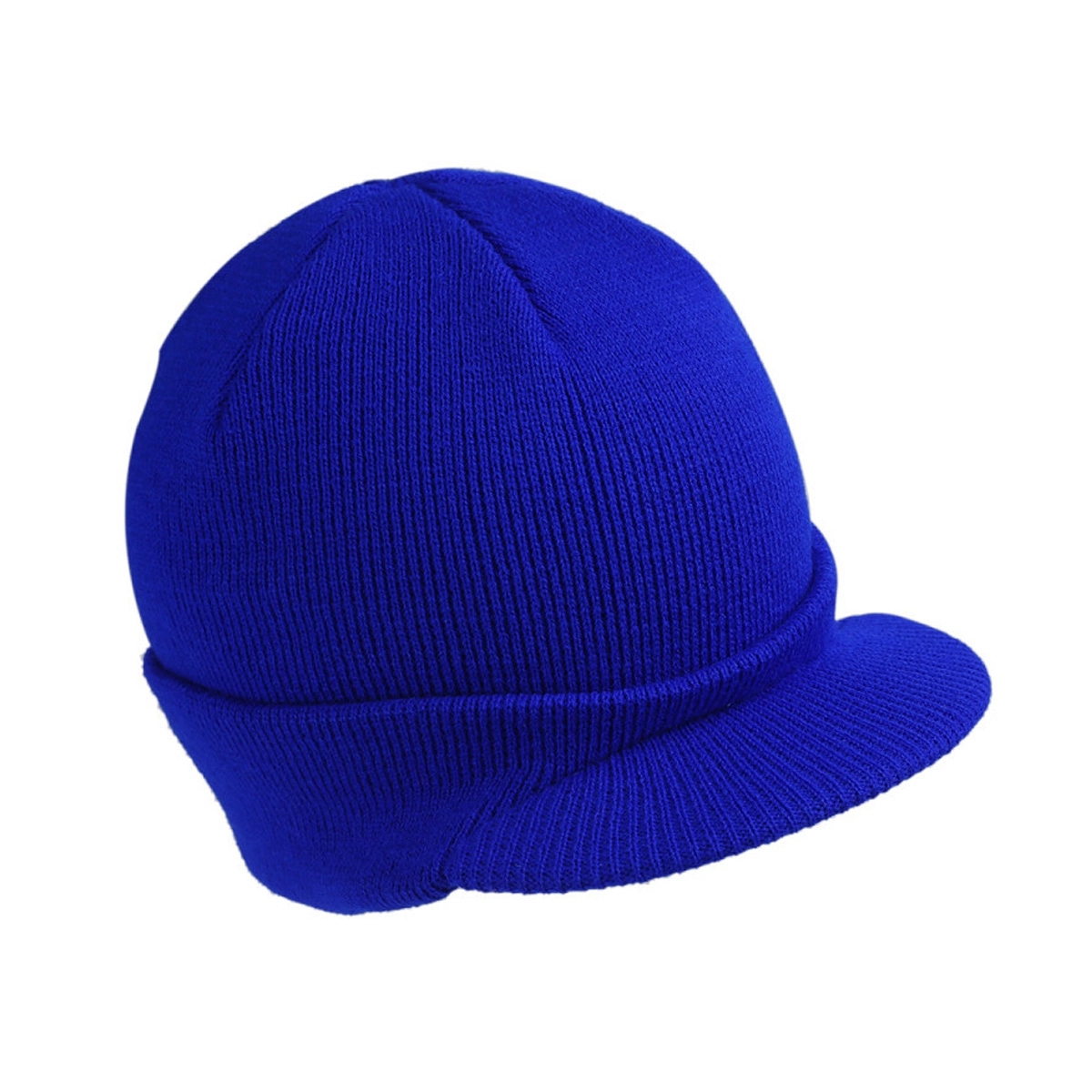 Knit Brim Beanie Cap 2