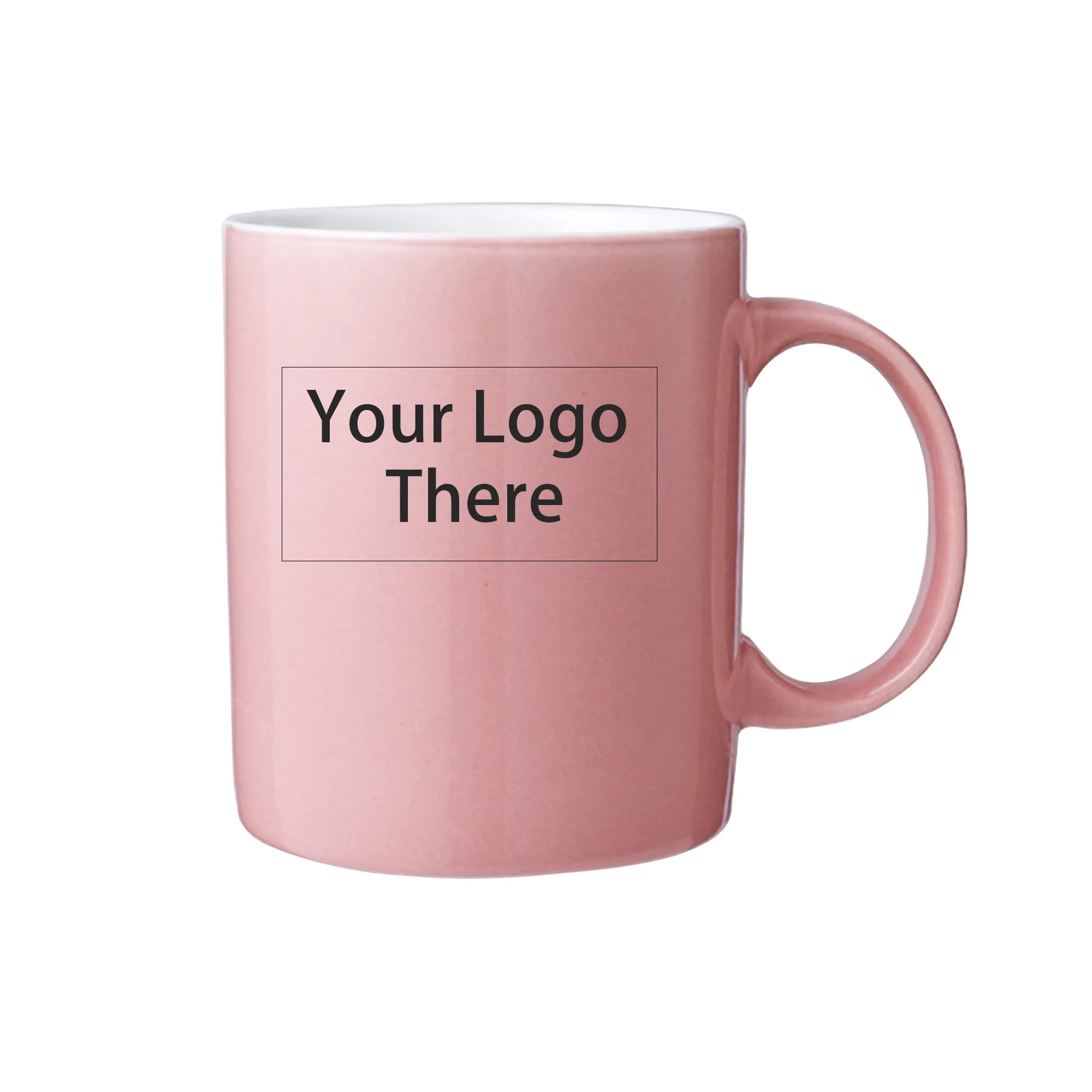 11.8OZ Classic Straight High-quality Ceramic Coca Coffee Mug 10