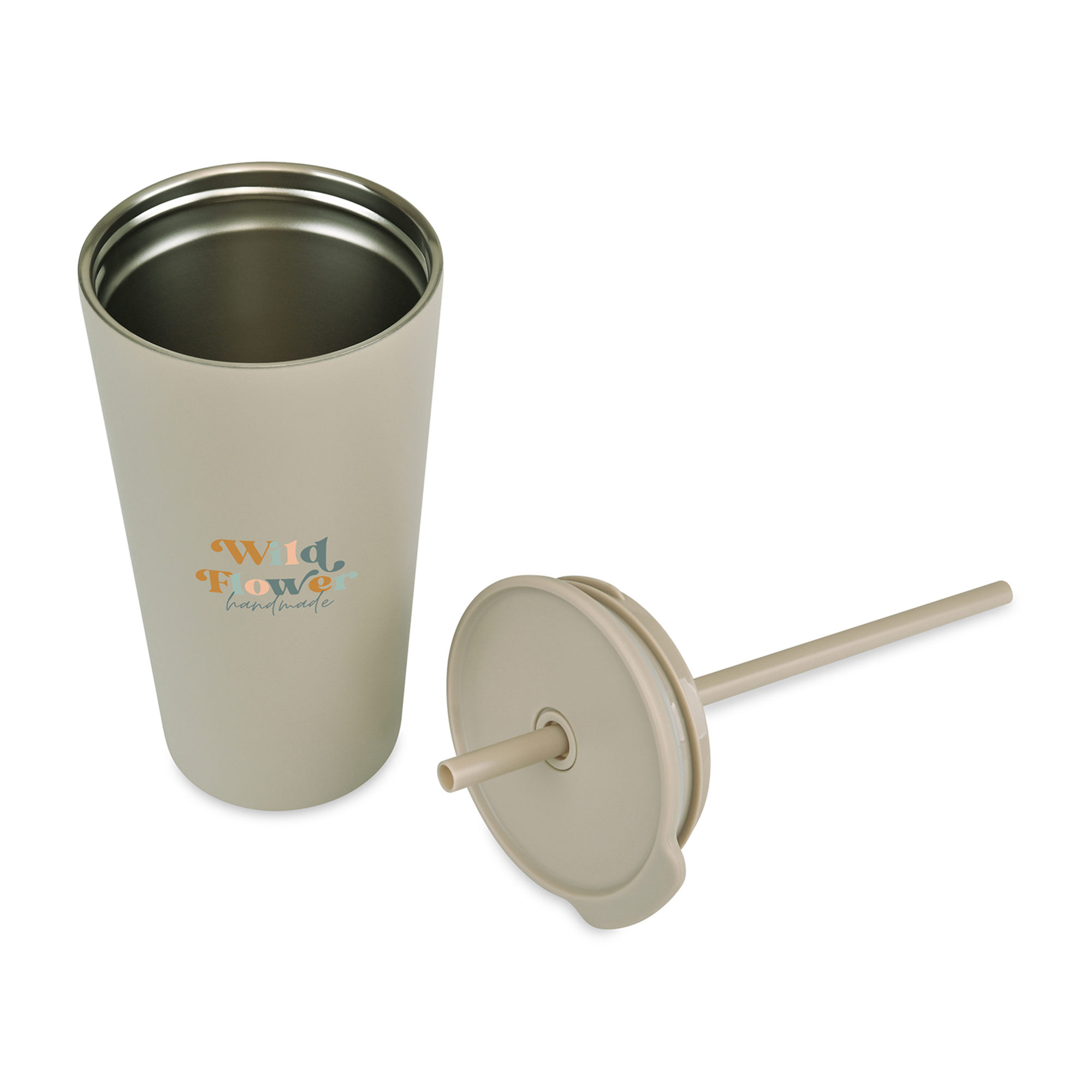 Aviana™ Rowan Recycled Straw Tumbler - 17 Oz. 8