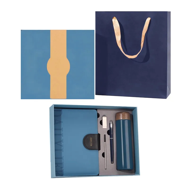 Notebook,Bottle And Usb Drive In Gift Box 4