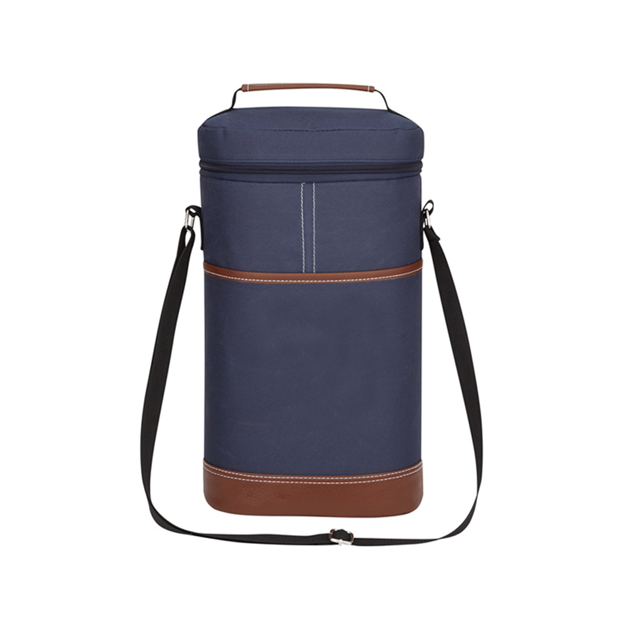 Oxford Insulated Two Bottle Carry Bag 8" Length X 4" Width X 13" Height 5