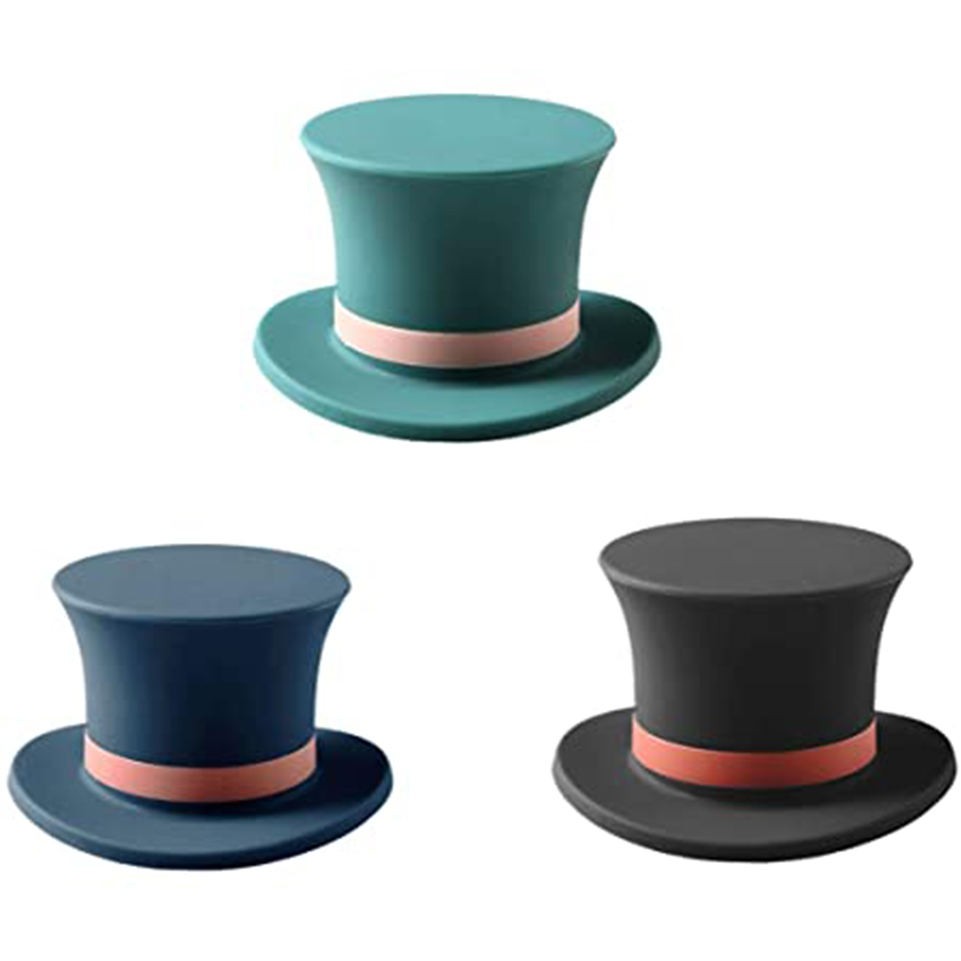 Gentleman Hat Shaped Silicone Wine Stopper 3