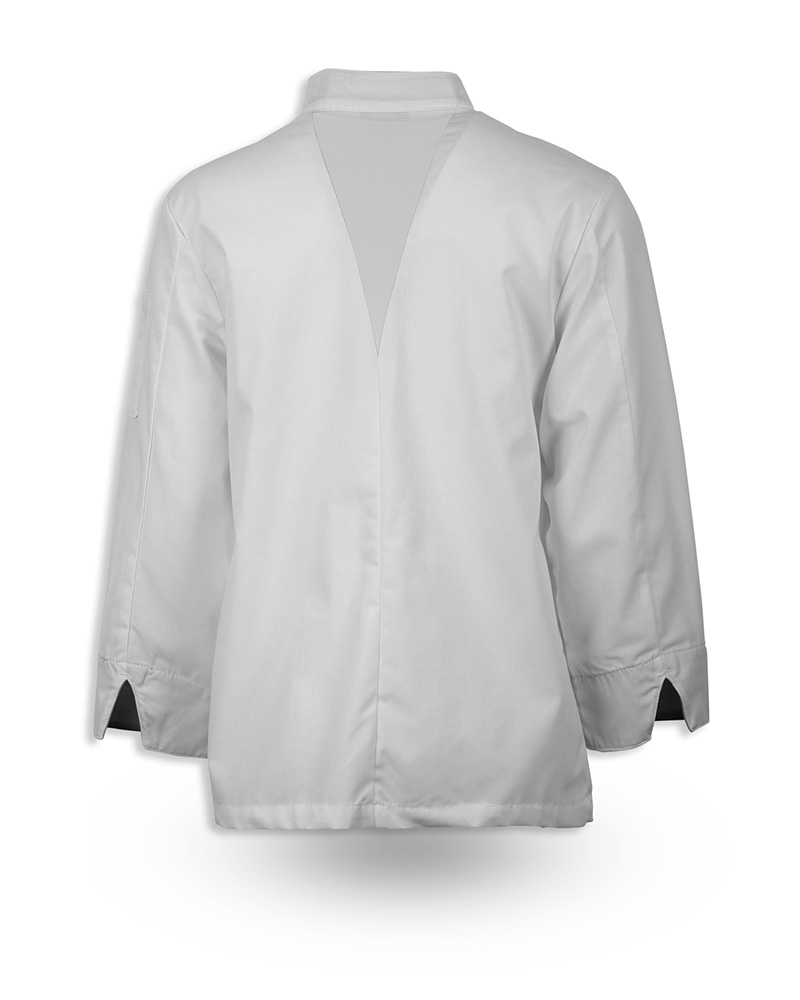 White Crossover Collar Keep Kool Chef Coat 2