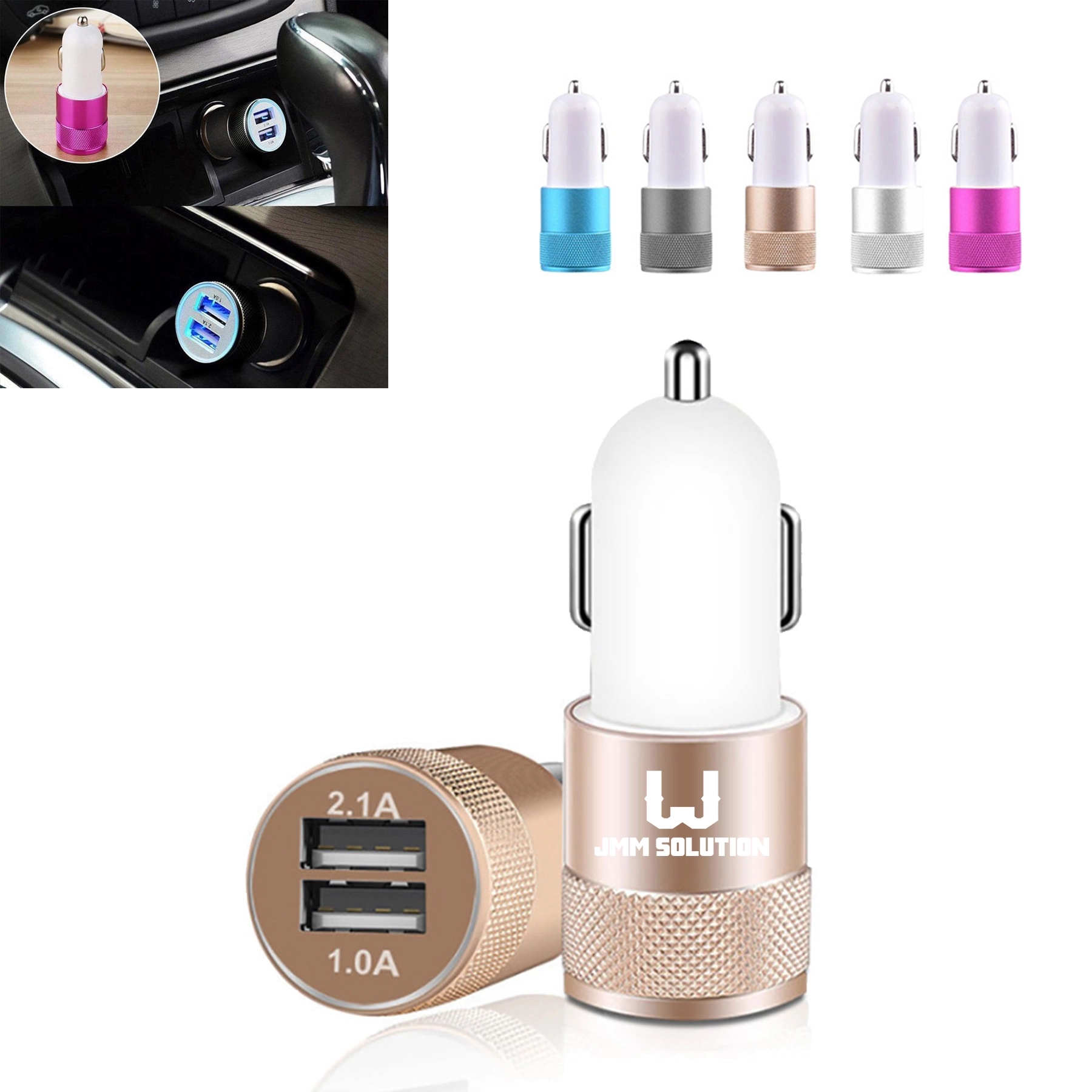 Dual Port Car USB Charger 1