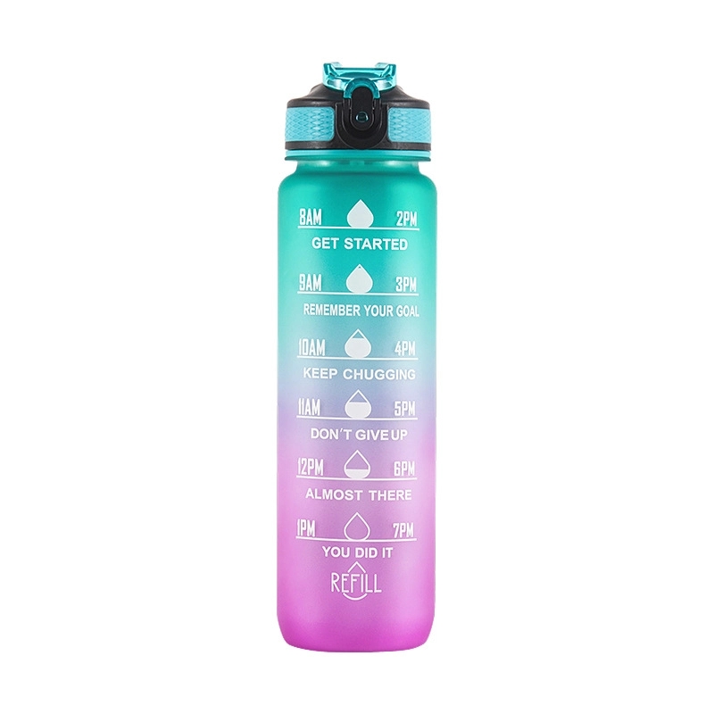 Custom 34 oz PC Material Frosted Water Bottle 3