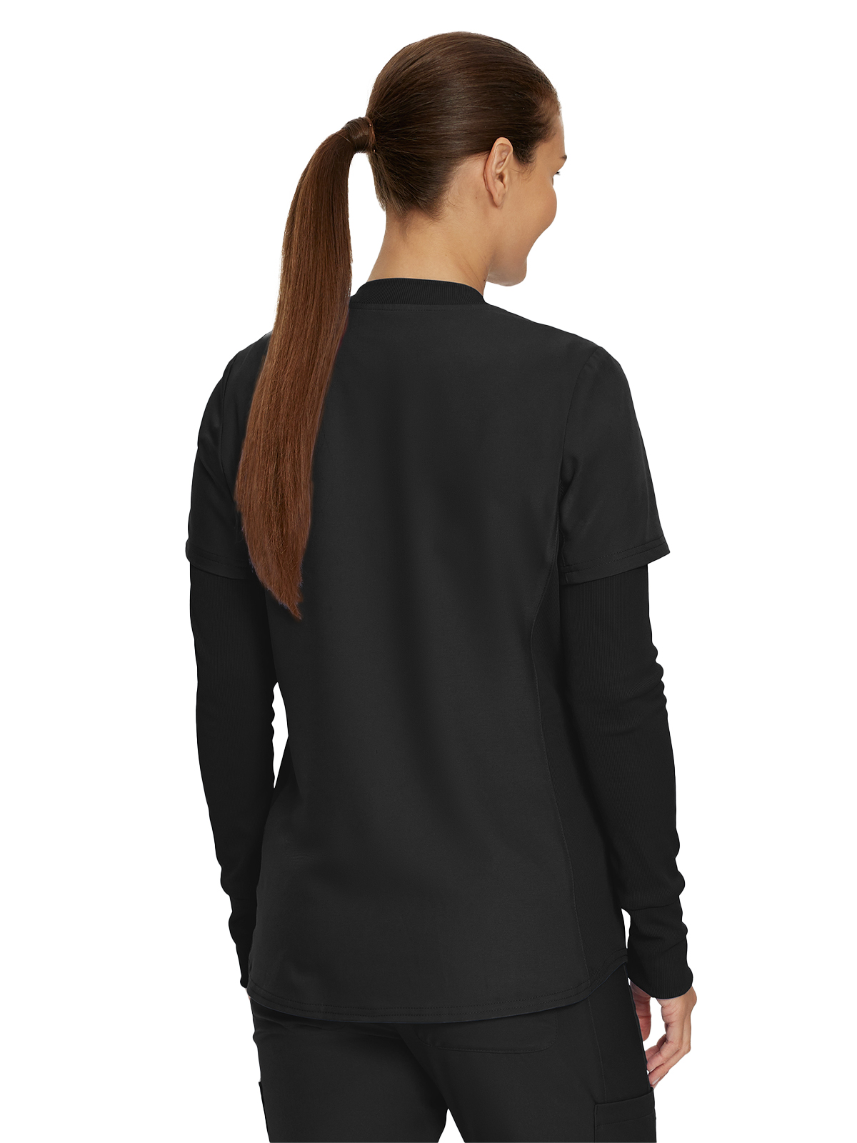 Landau - Forward - Women's One-Pocket Long-Sleeve Crew Neck Underscrub Tee 35