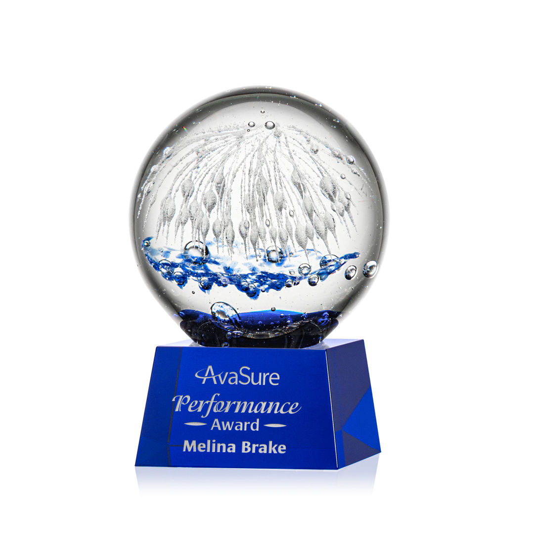 Starburst Award on Robson Base - Blue 6