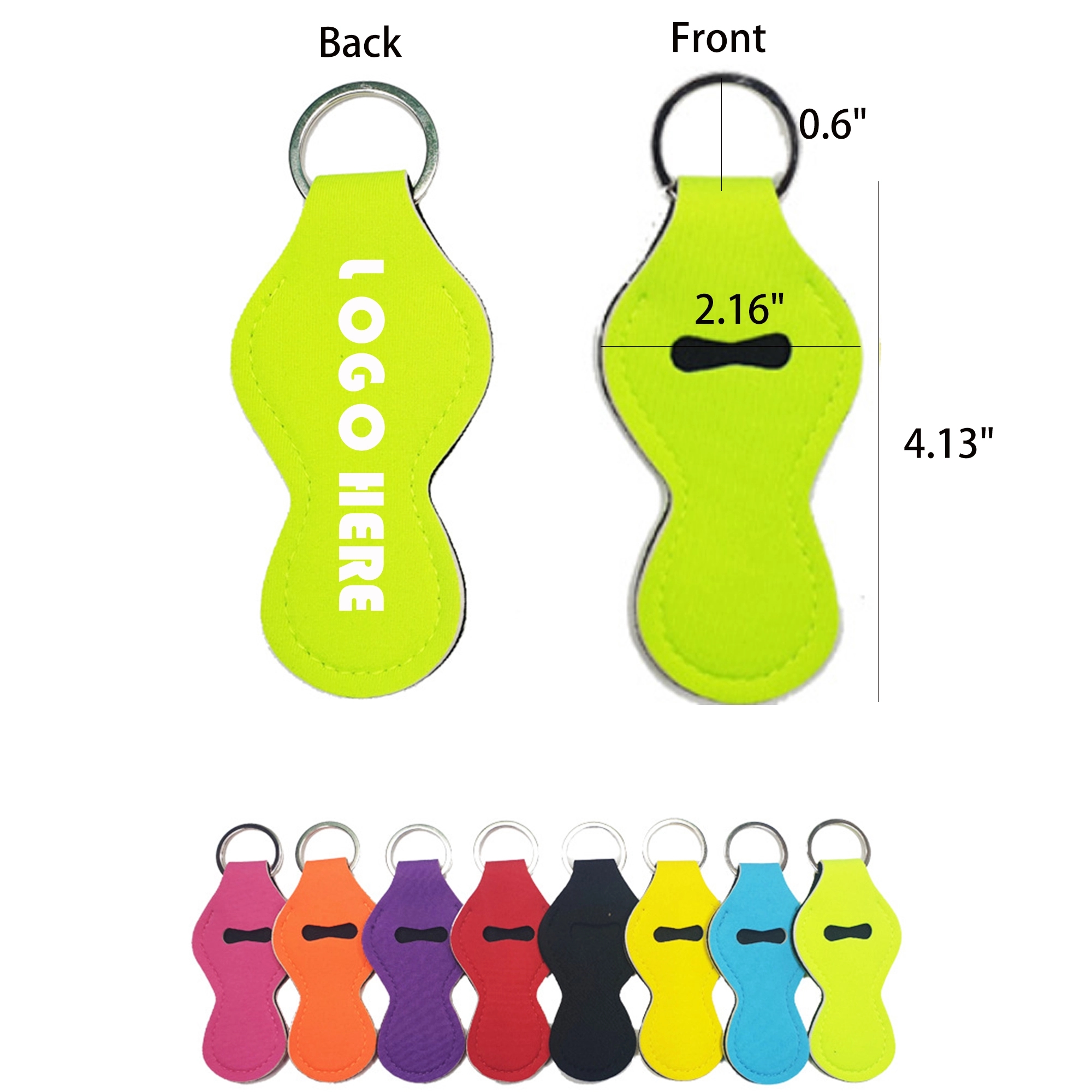 Chapstick Holder Keychain