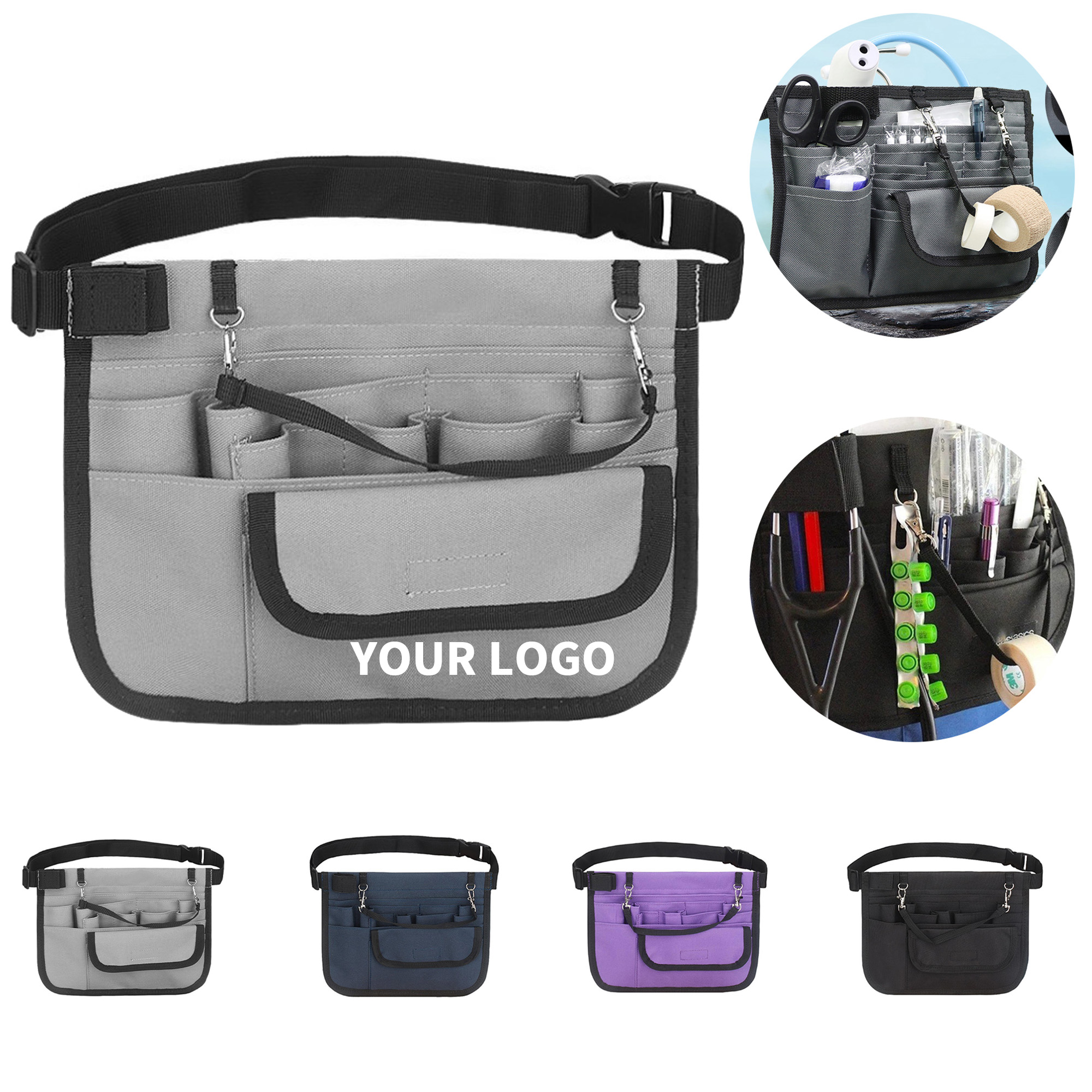 600D Oxford Tool Waist Pouch With Adjustable Strap 3