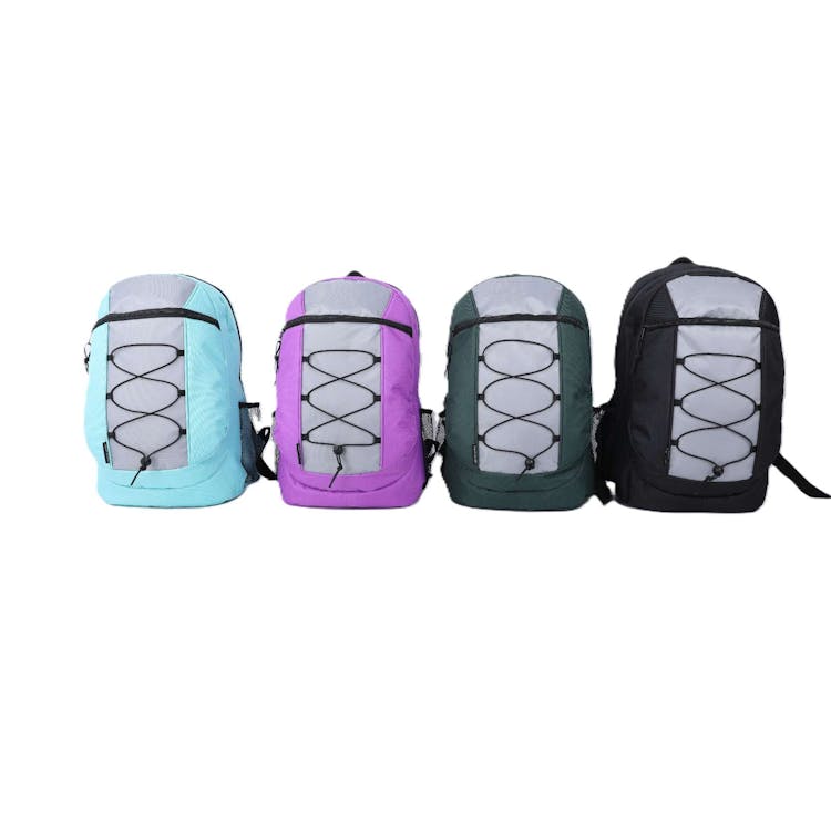 17" Classic Bungee Backpacks - Assorted Colors 2
