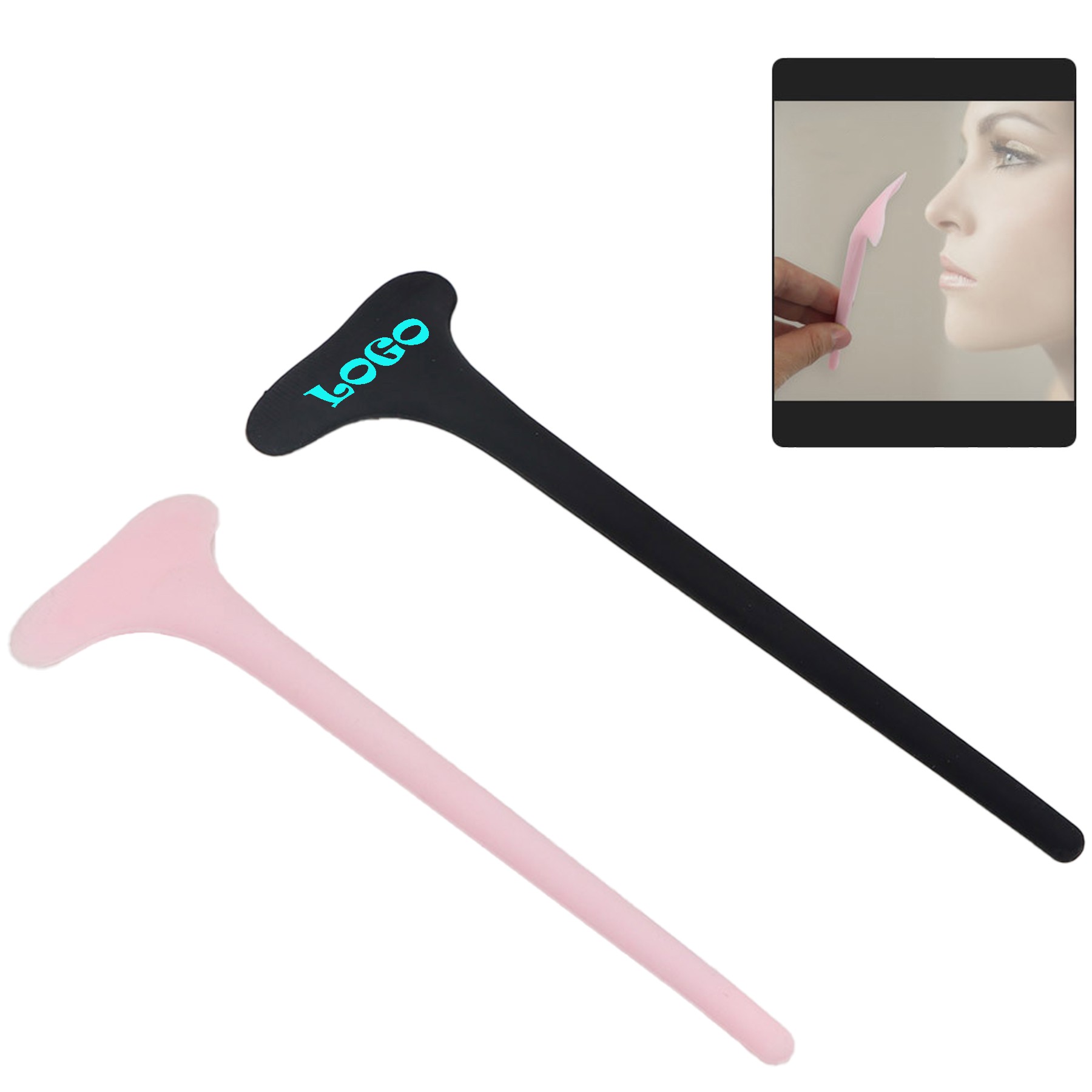 Eyeliner & Eyelash Brush Multi Purpose Aid For Beginners