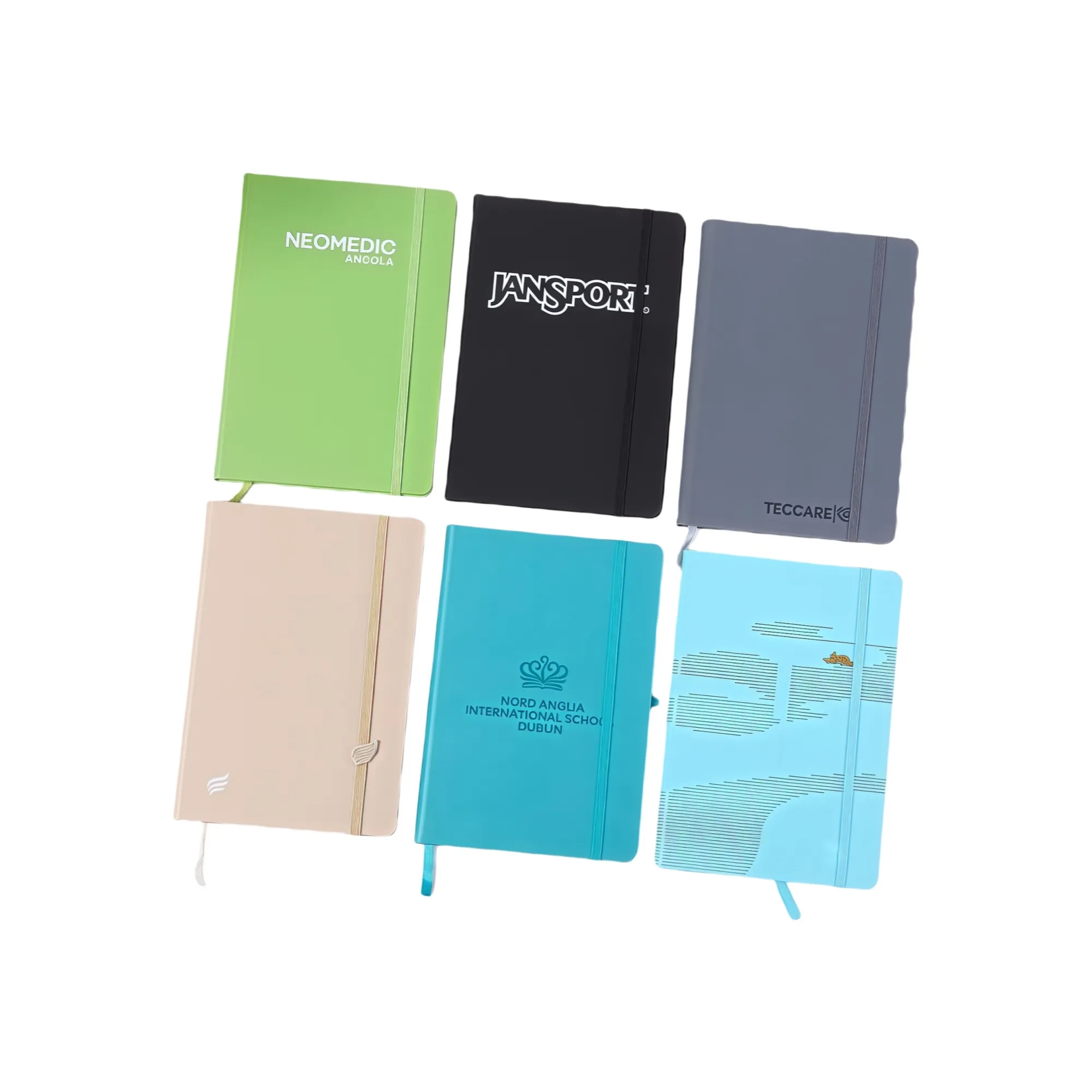 Premium PU Leather Notebook with Elastic Band 4