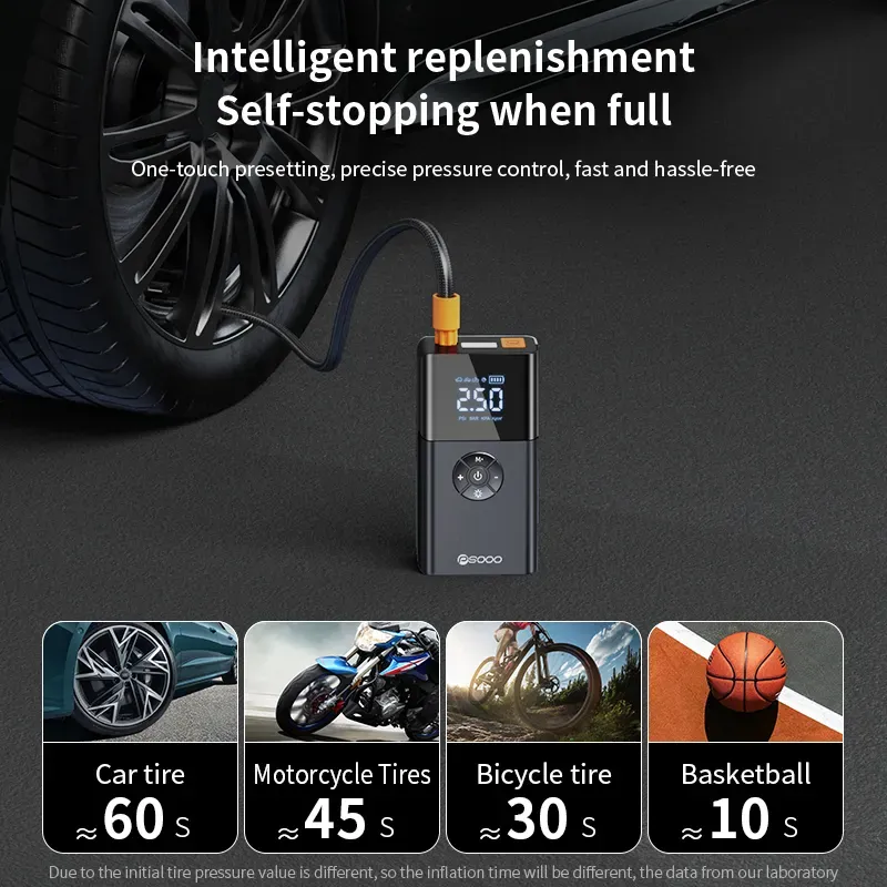 Multifunctional Vehicle Starting Power Supply with Air Pump 1
