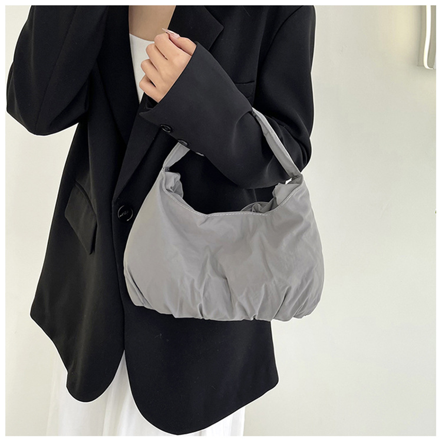 Cute Hobo Tote Handbag, custom tote bag with logo imprint 3