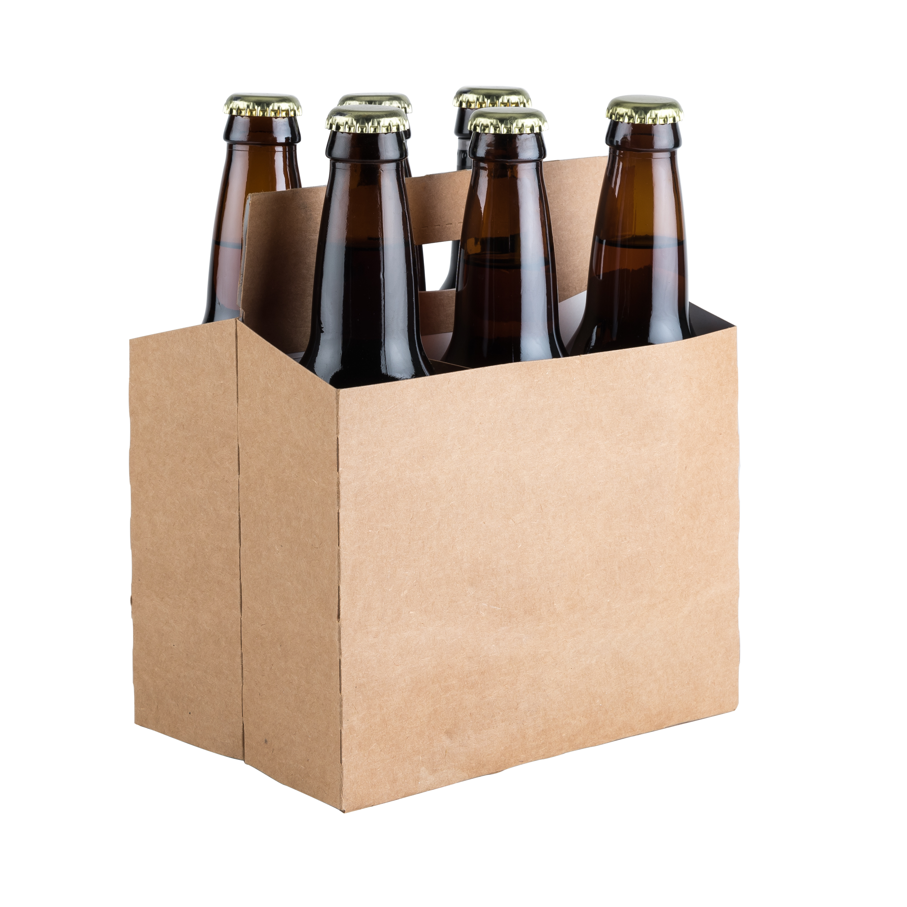 Kraft Cardboard 6-Pack Carrier 2