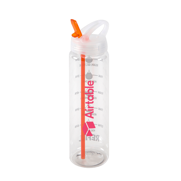 Water Bottle with Flip Up Spout & Hydration Mark  - 32 Oz. 23