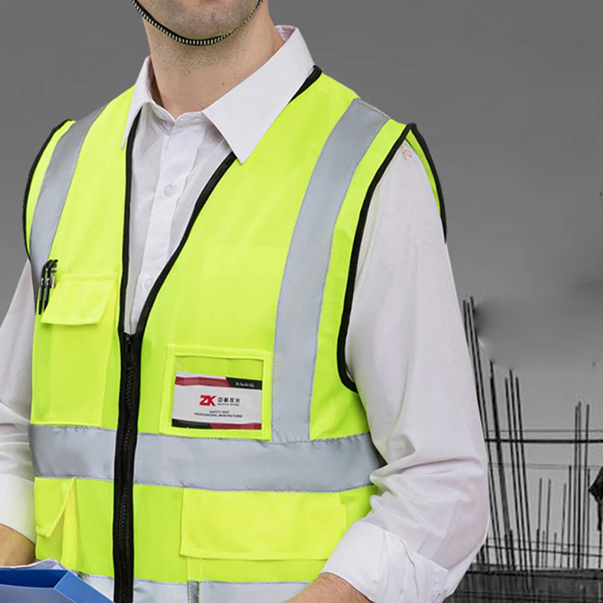 High Visibility Reflective Safety Vest With Pockets 3