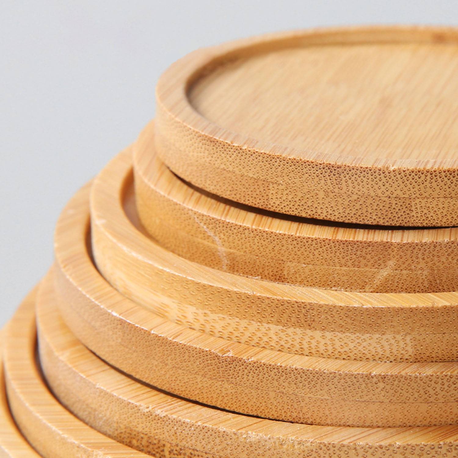 Bamboo Round Tray 8