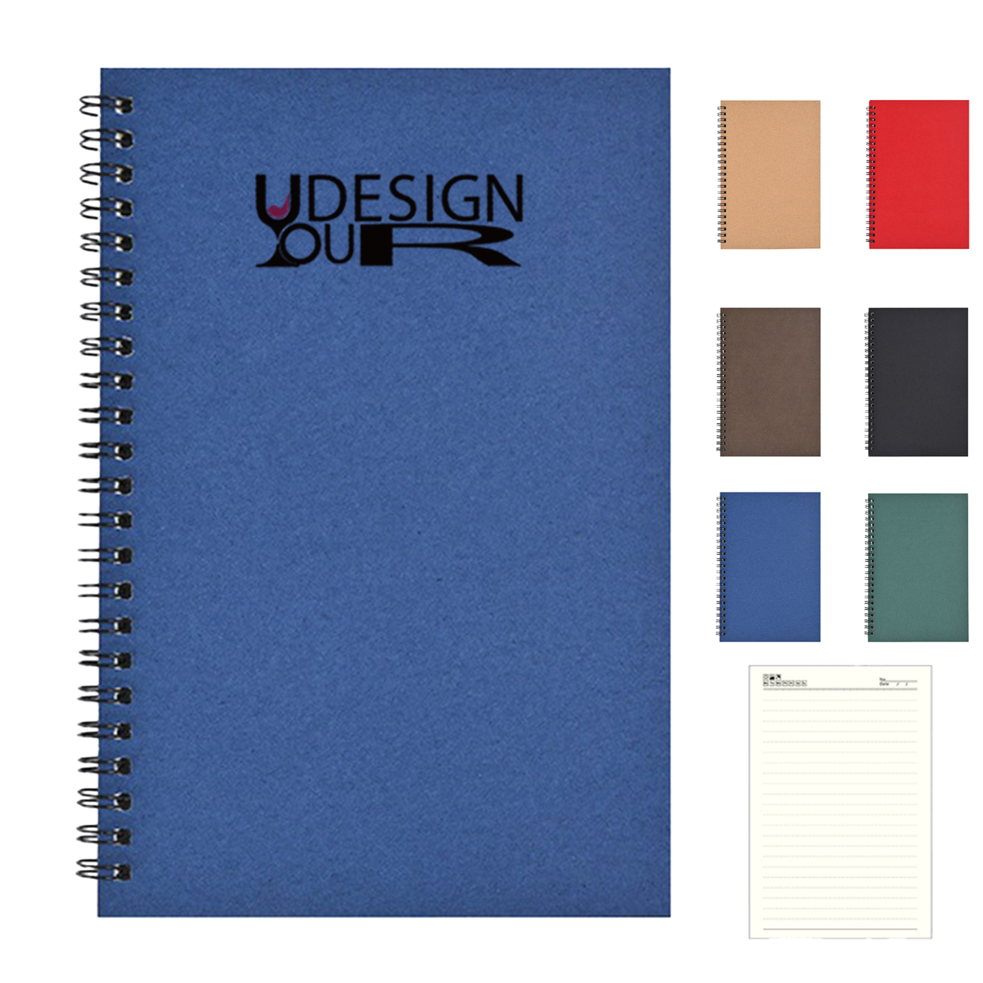 Eco-Friendly Spiral Notebook - Soft Cover, Lightweight 2