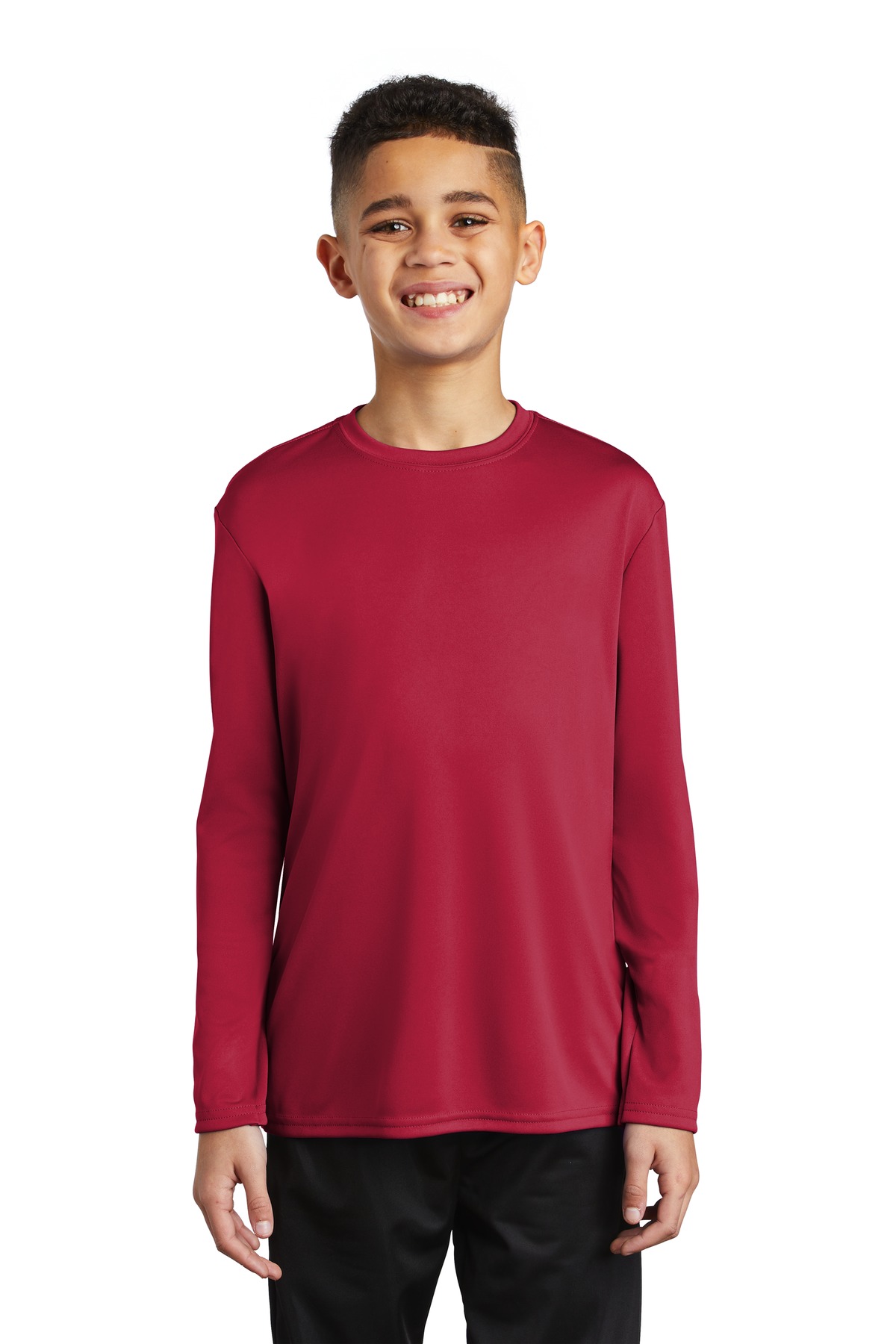 Port & Co Youth Long Sleeve Performance Tee PC380YLS 47
