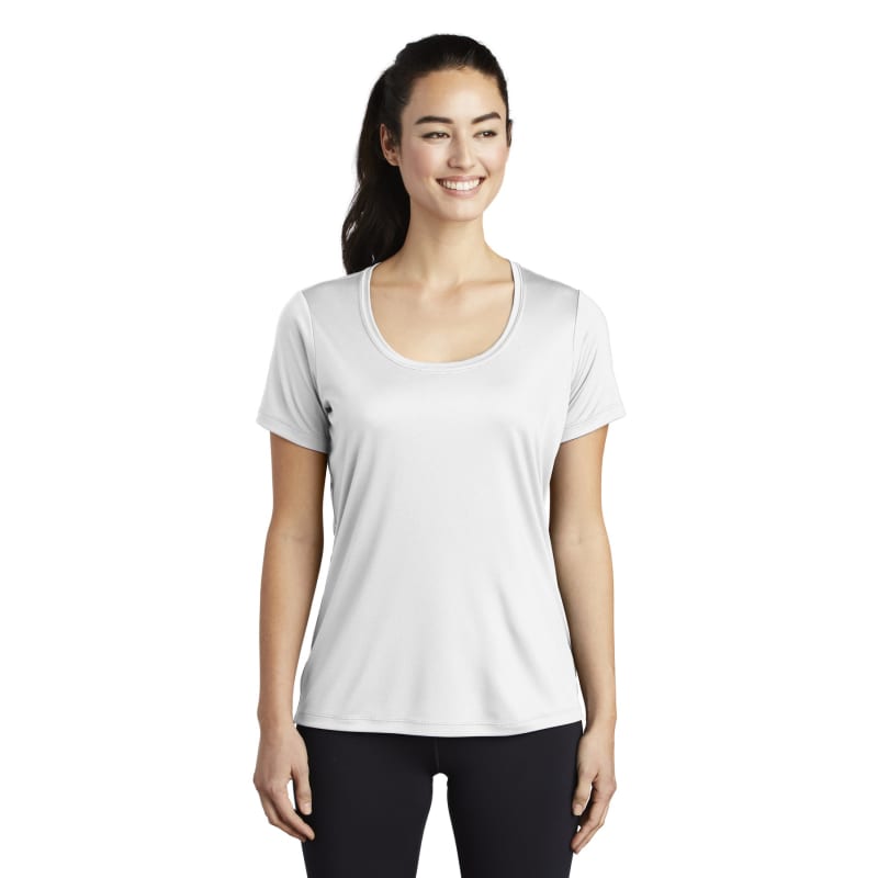 Sport-Tek Women's Posi-UV Pro Scoop Neck Tee. 25
