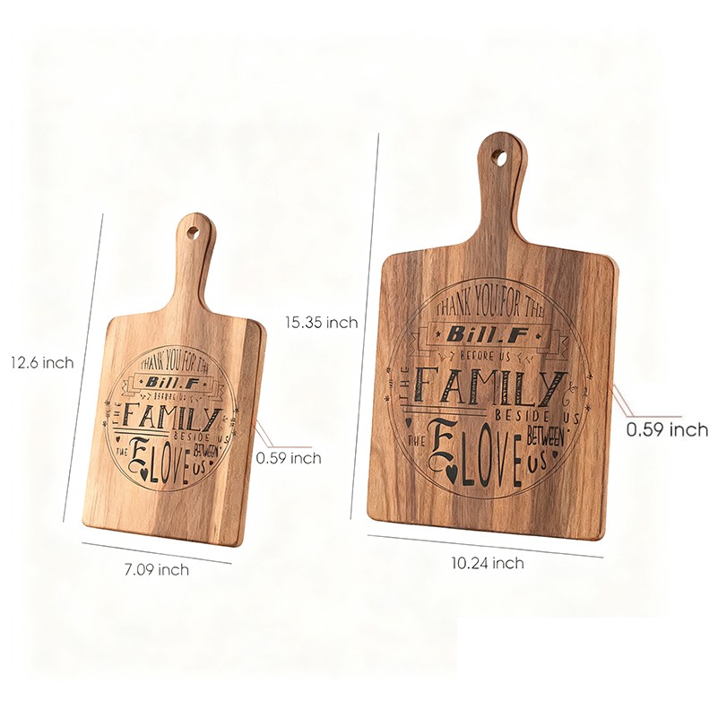 Acacia Wood Food Tray Cutting Board 2