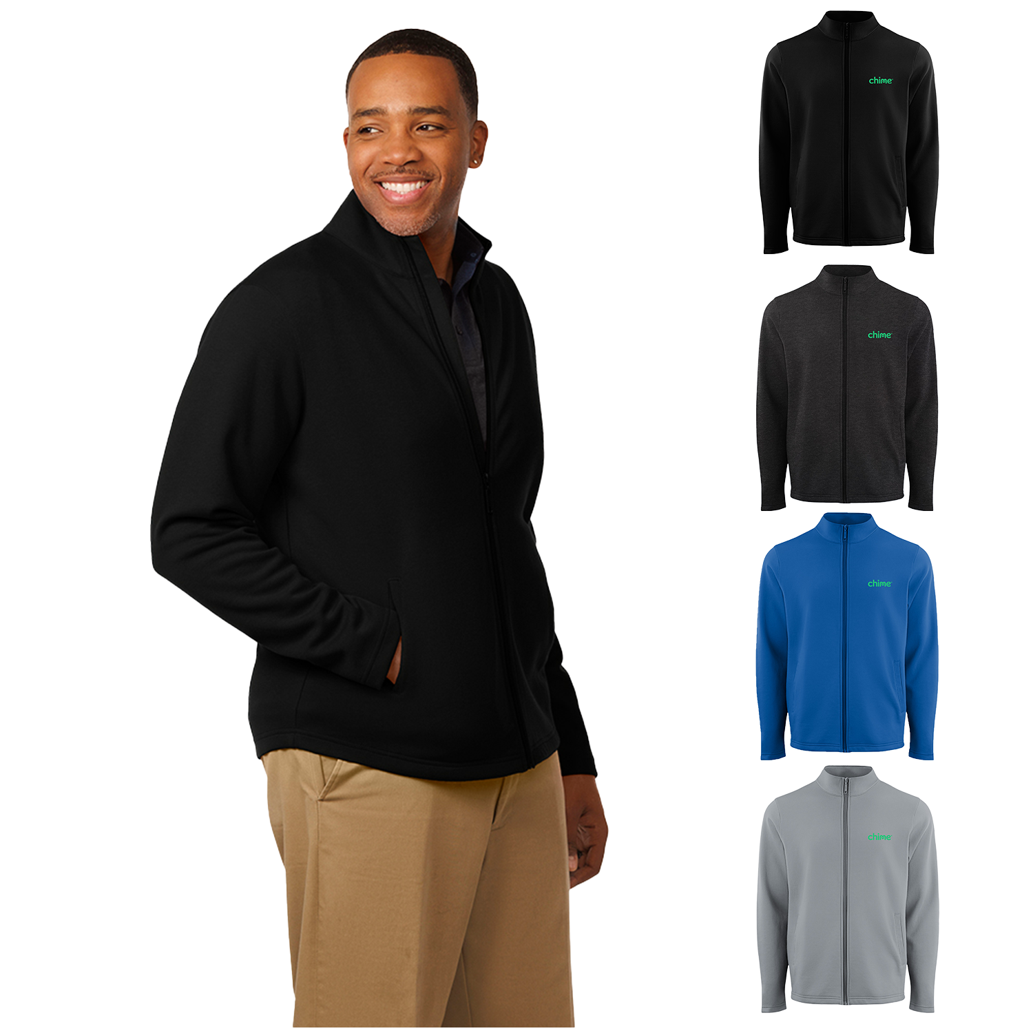 Zorrel Men's Full Zip Fleece 3