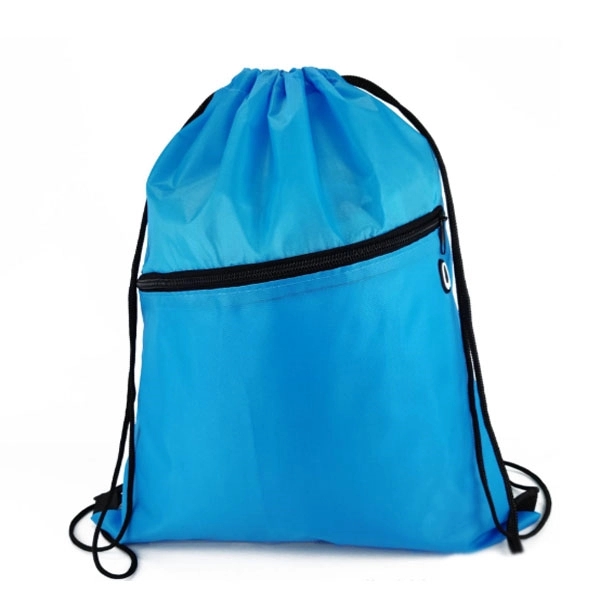 Headphone Slot Drawstring Polyester Bags 2