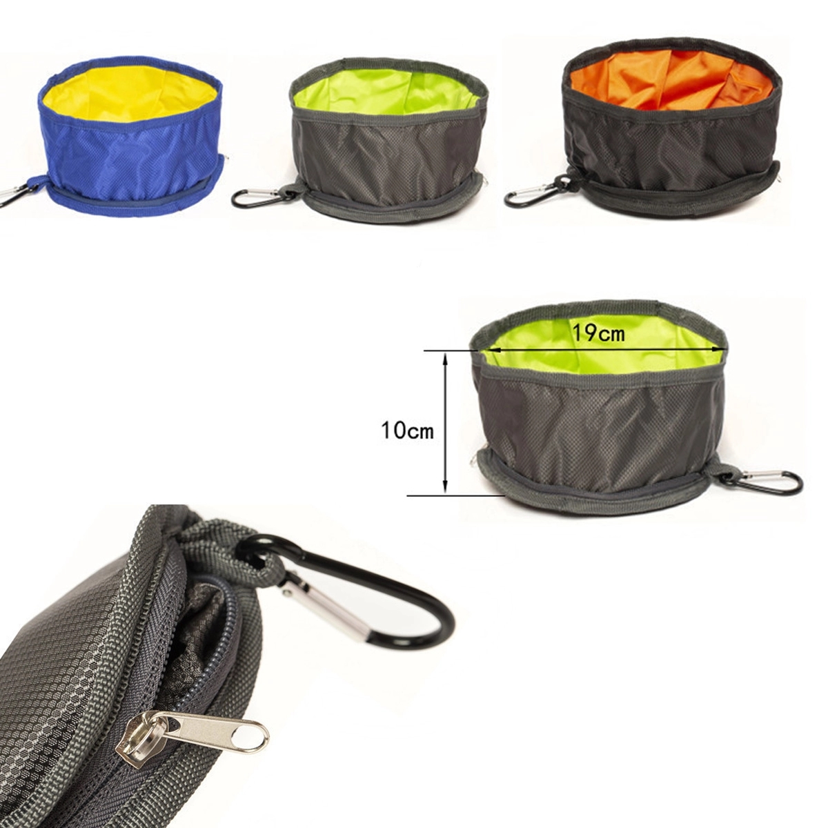 Portable Outdoor Collapsible Dog Bowls 3