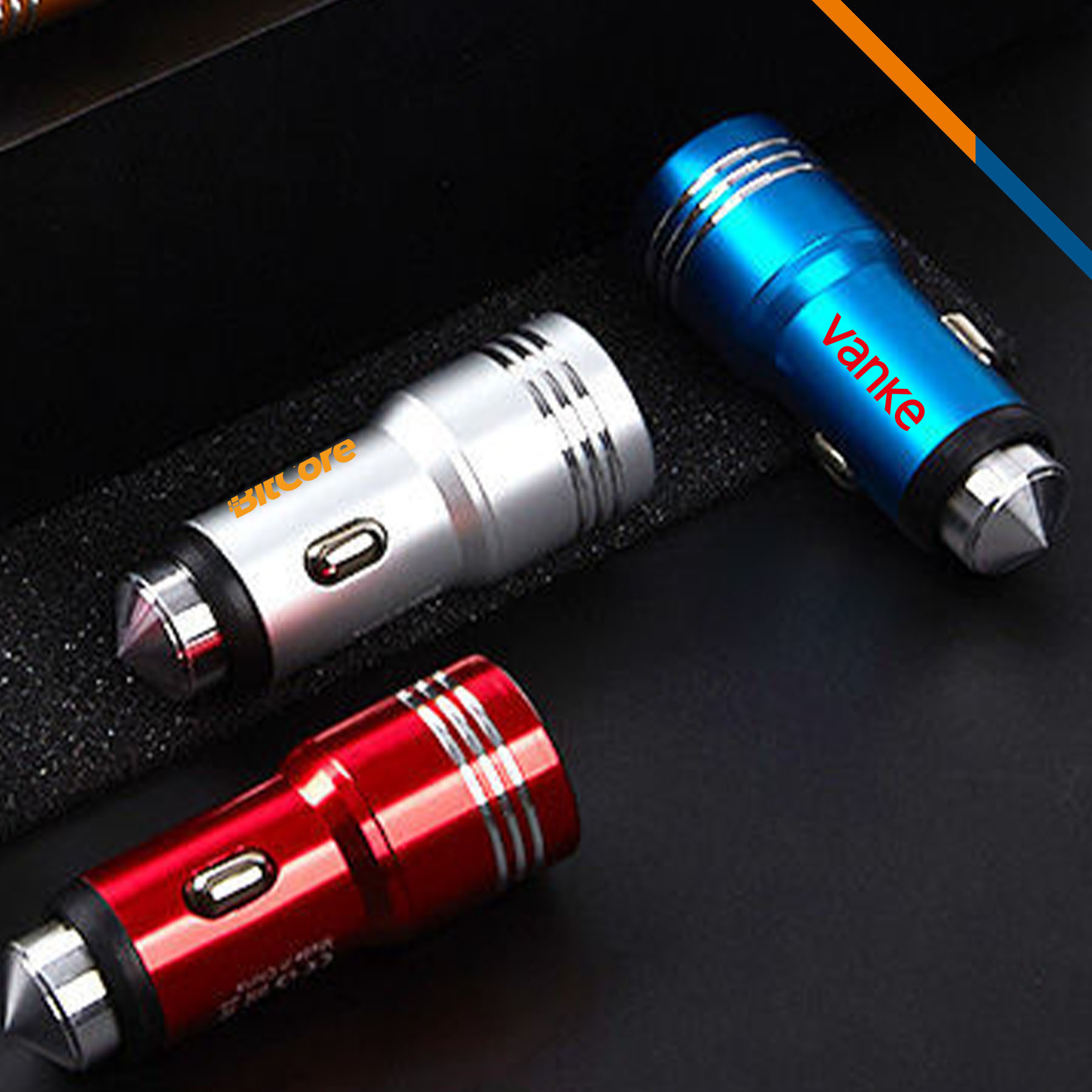 Hagan Safety Hammer USB Car Charger 4