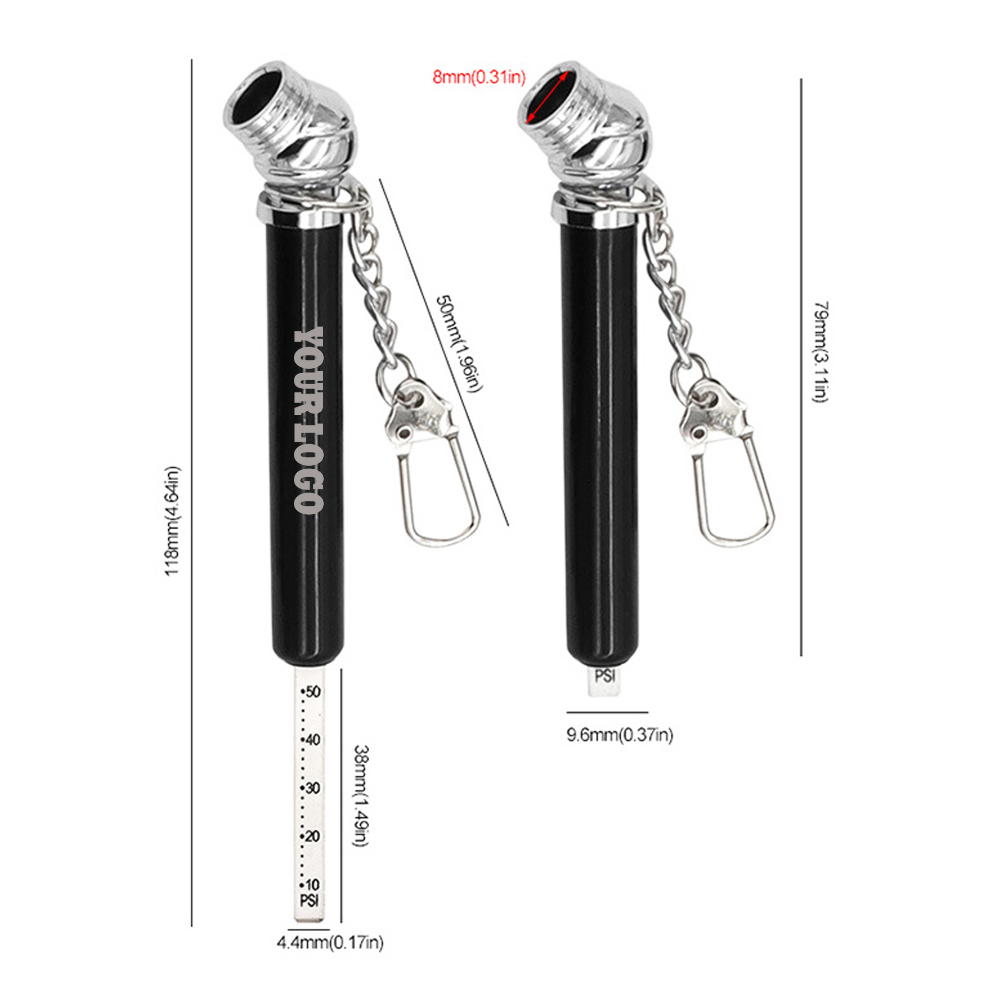 Mini Tire Pressure Gauge Keychain 3