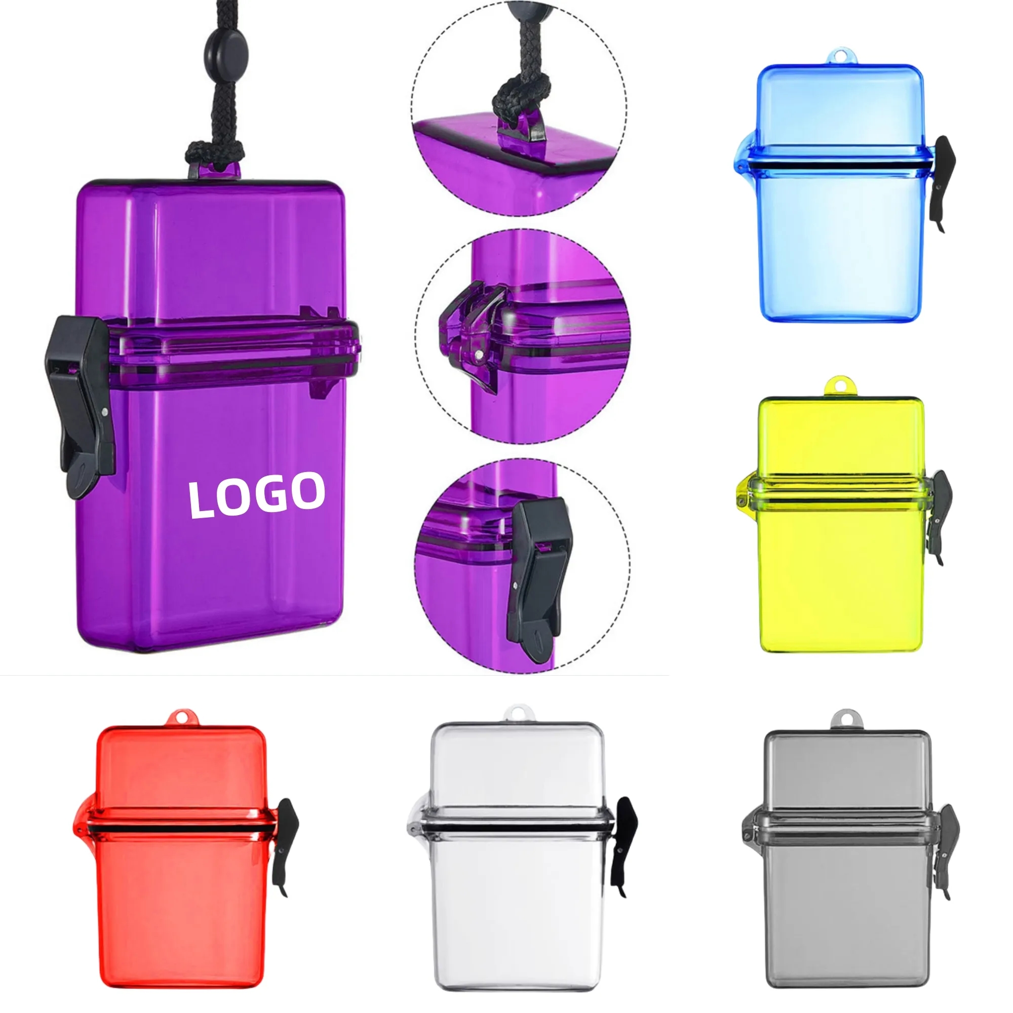 Multi-Function Lanyard Transparent Sealed Waterproof Case 7