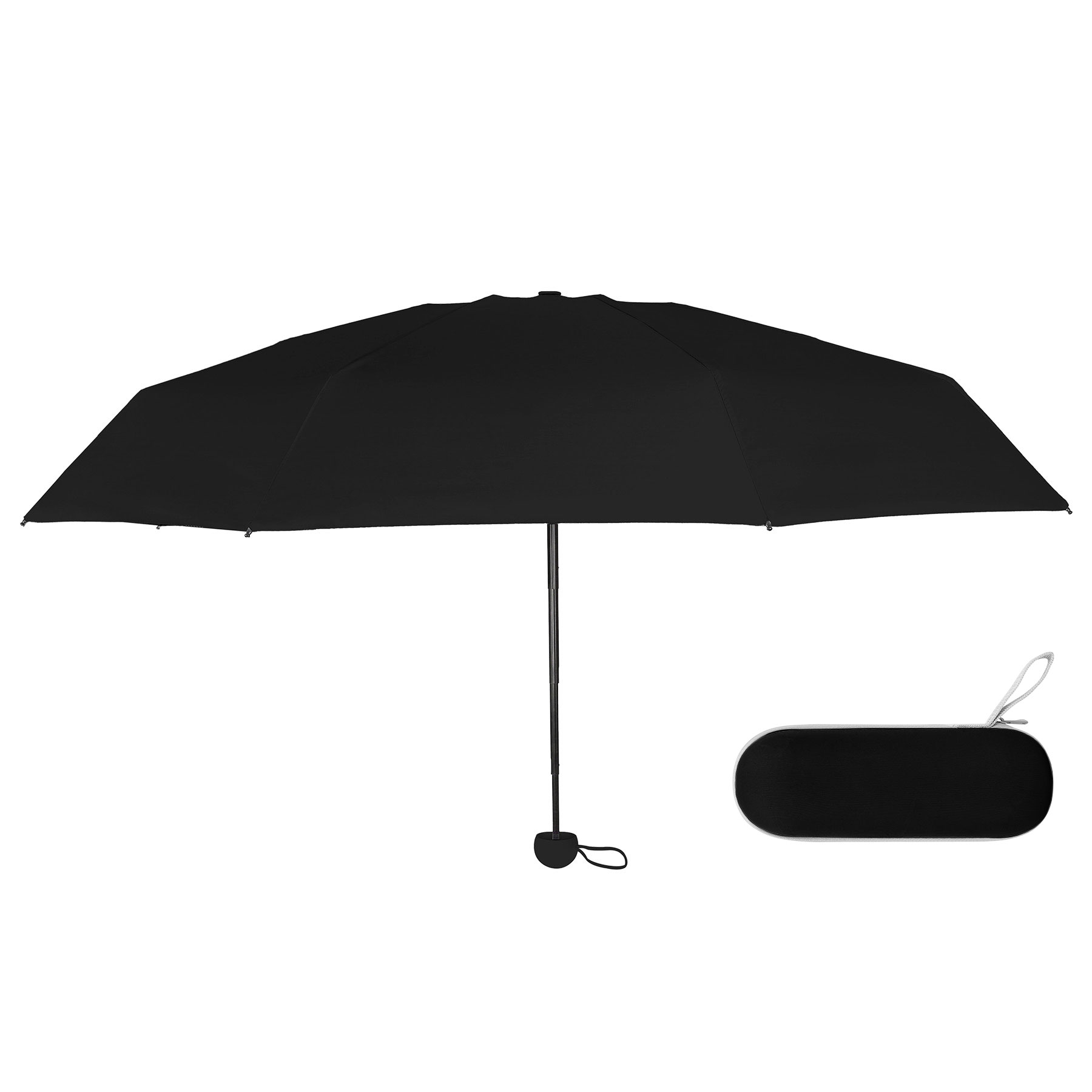 Sun & Rain Travel Umbrella with Portable Case (Full Color) 10