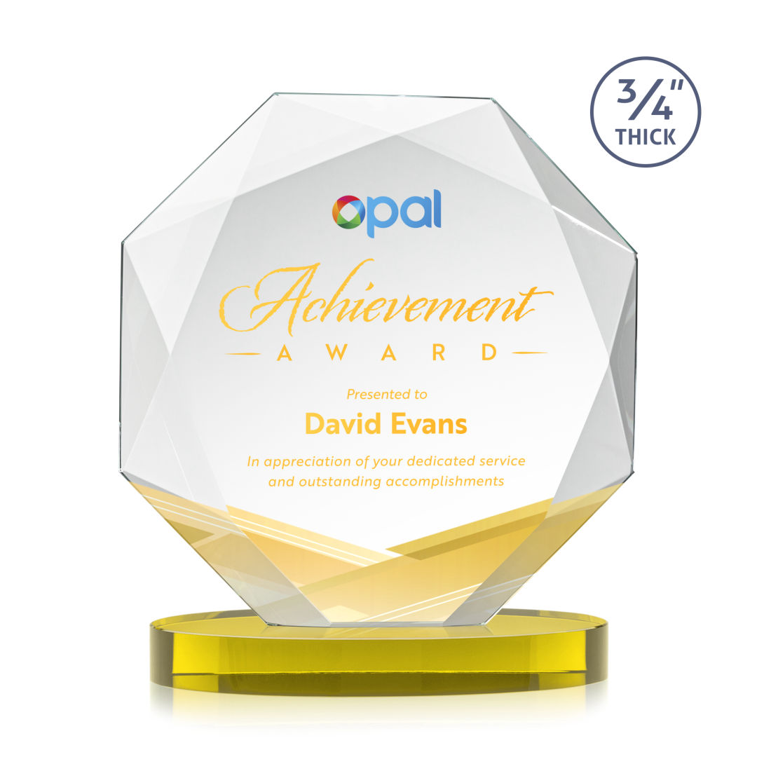 Bradford VividPrint™ Award on Alberton Base - Gold