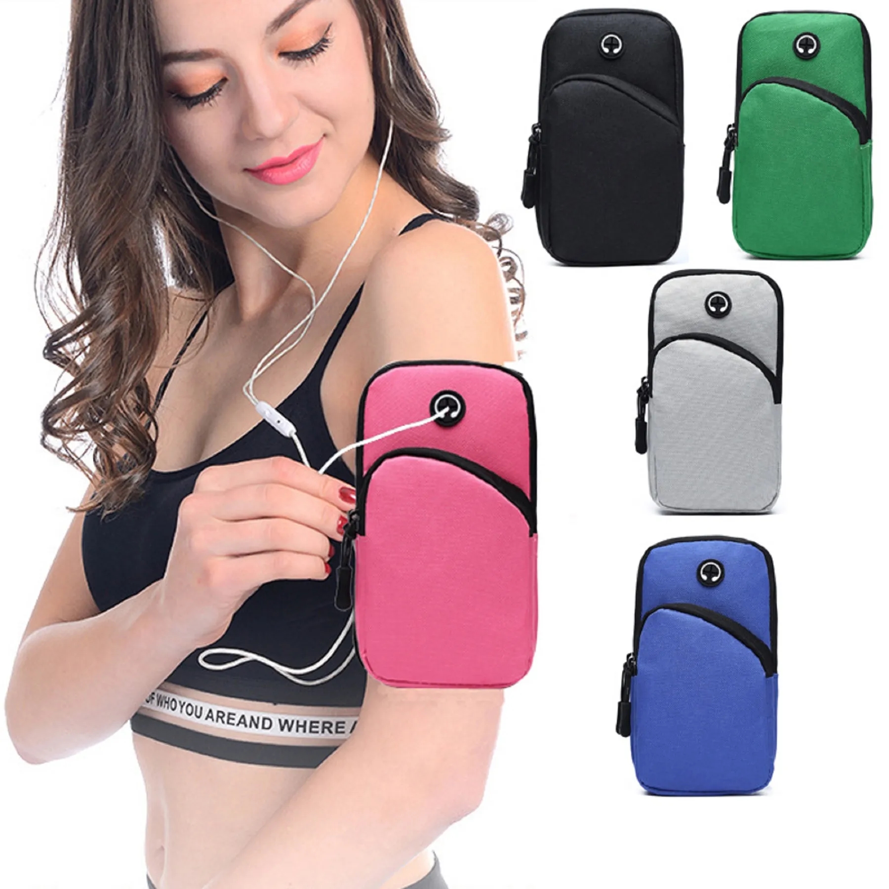 Waterproof Neoprene Sport Arm Band with Hole 8