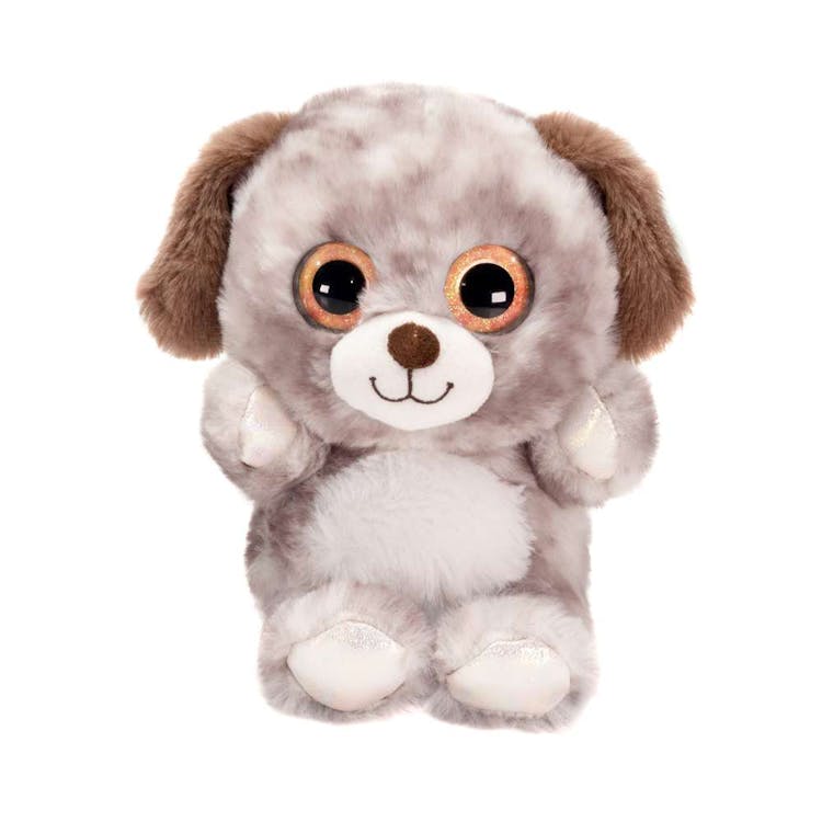 Plush Brown and White Dogs - 6.5" 2