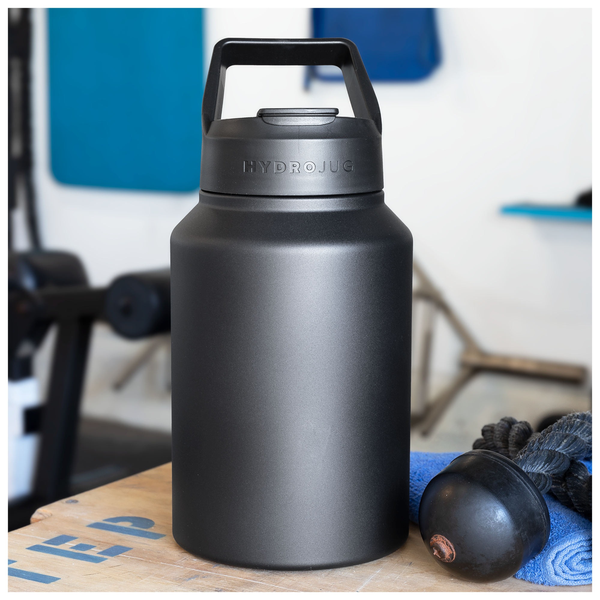 64 oz hydrojug stainless steel, custom water bottle with logo imprint 2
