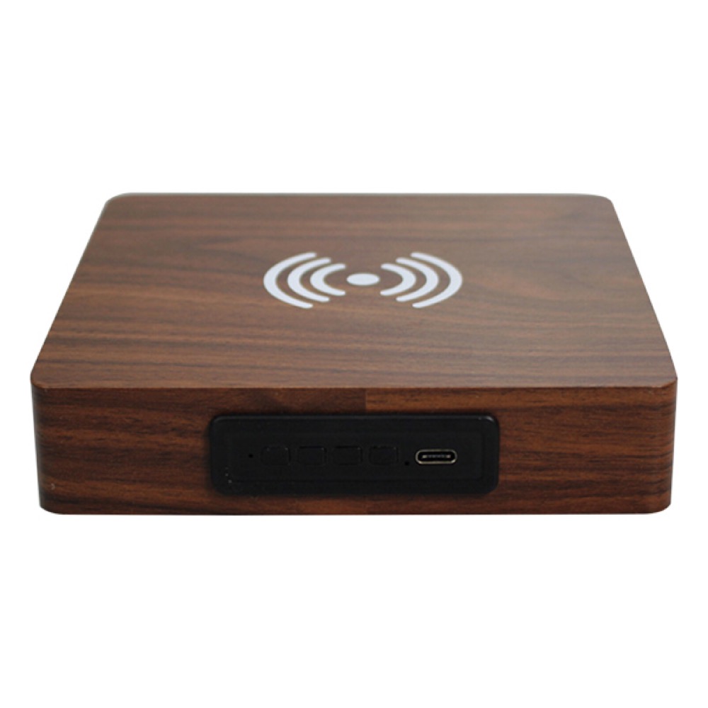 Eco Fast Wireless Charging Alarm Clock W/Temp 2