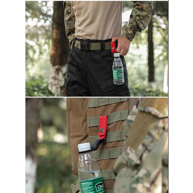 Outdoor Portable Water Bottle Hanging Buckle Clip 12