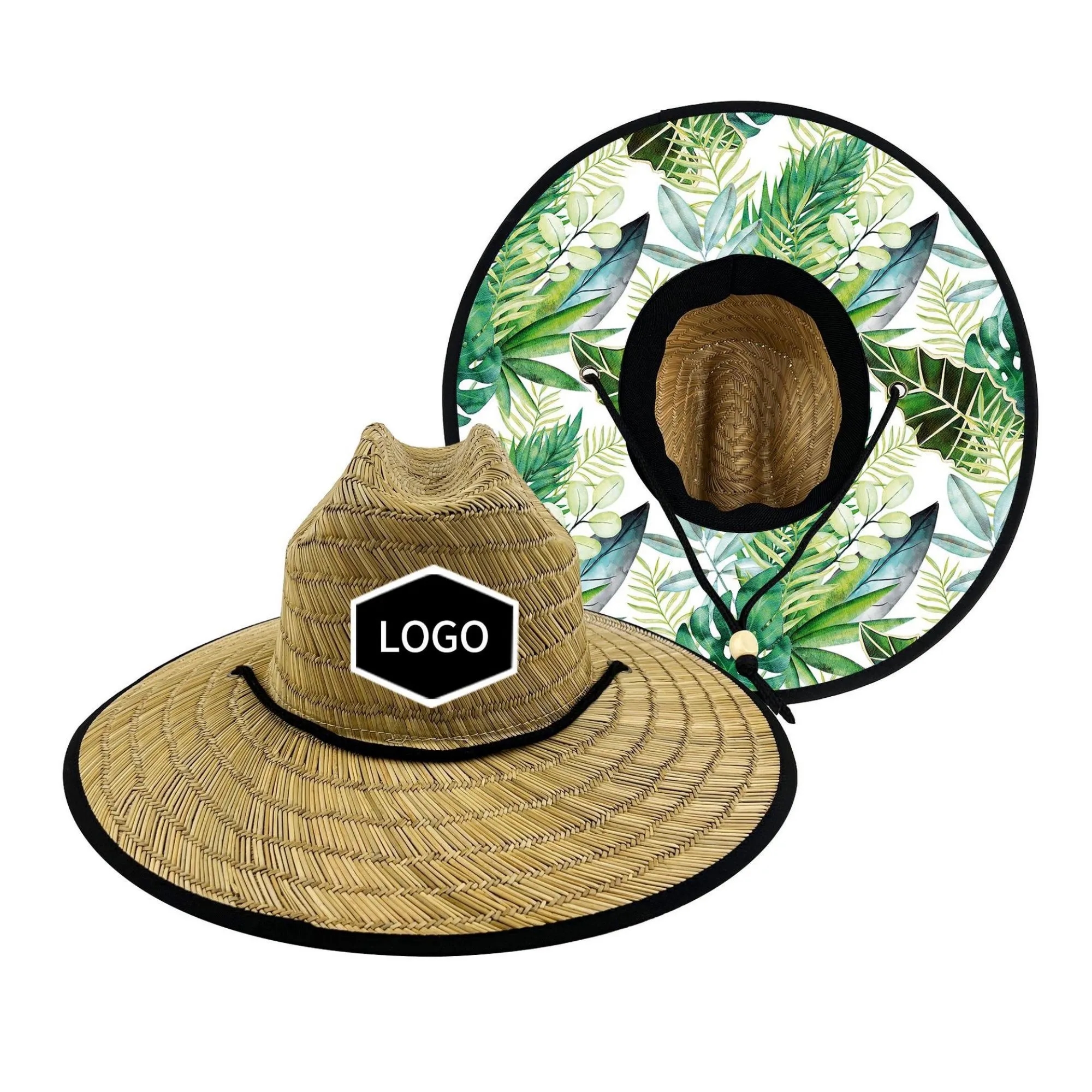 MOQ50 Straw Summer Beach Hat 2