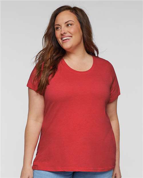 Women's Curvy Collection Fine Jersey Tee - 3816 79