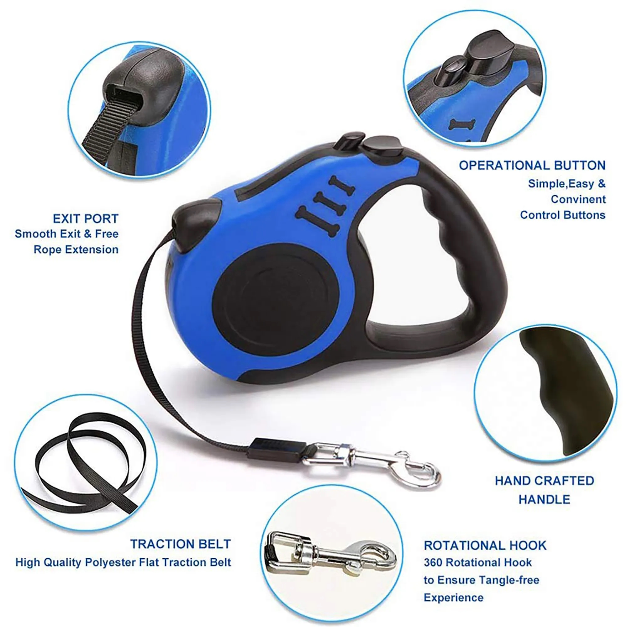10 Ft Pet Dog Retractable Leash 1
