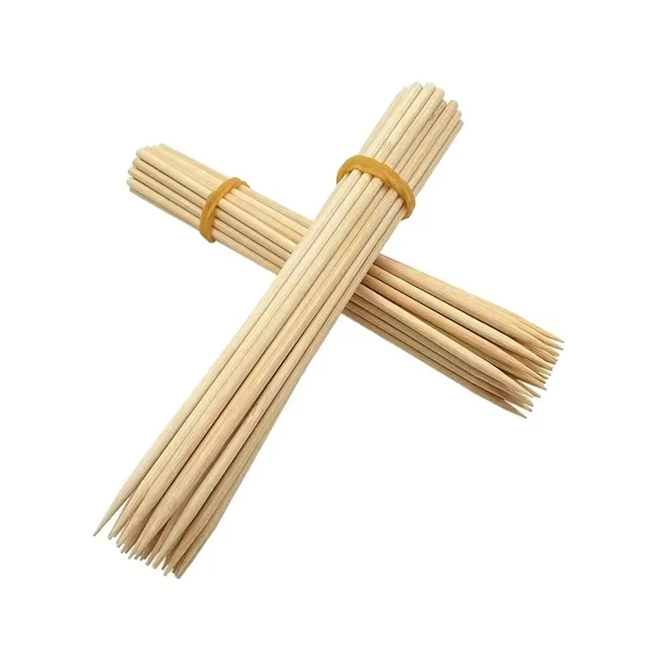 12" Bamboo BBQ Skewer Set. 100 Pcs 3